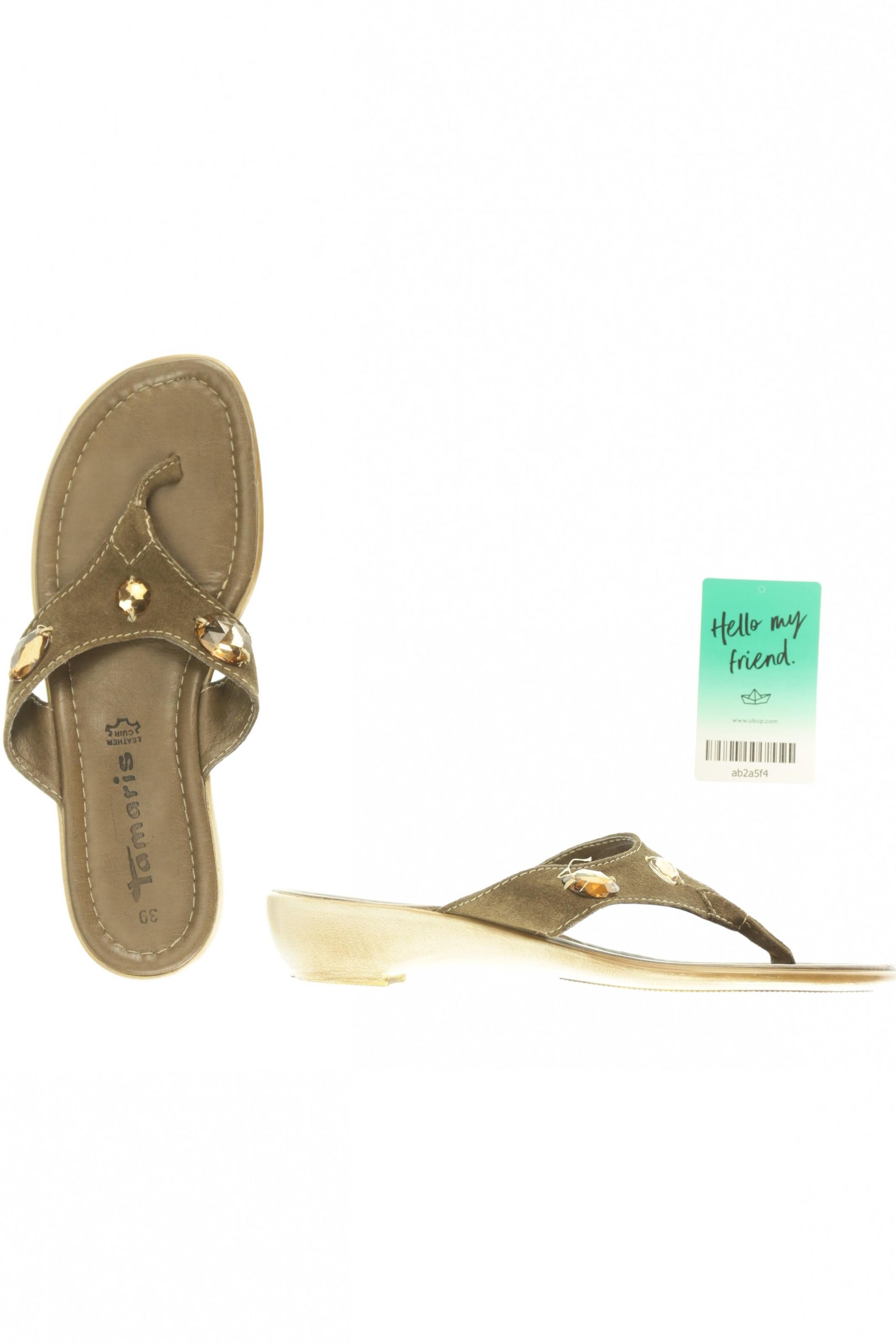 

Tamaris Damen Sandale, braun, Gr. 39