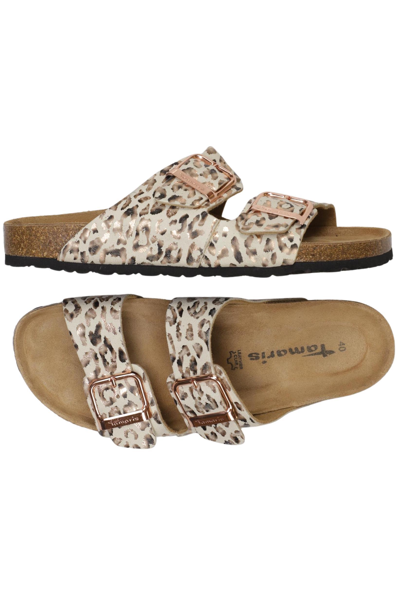 

Tamaris Damen Sandale, beige, Gr. 40