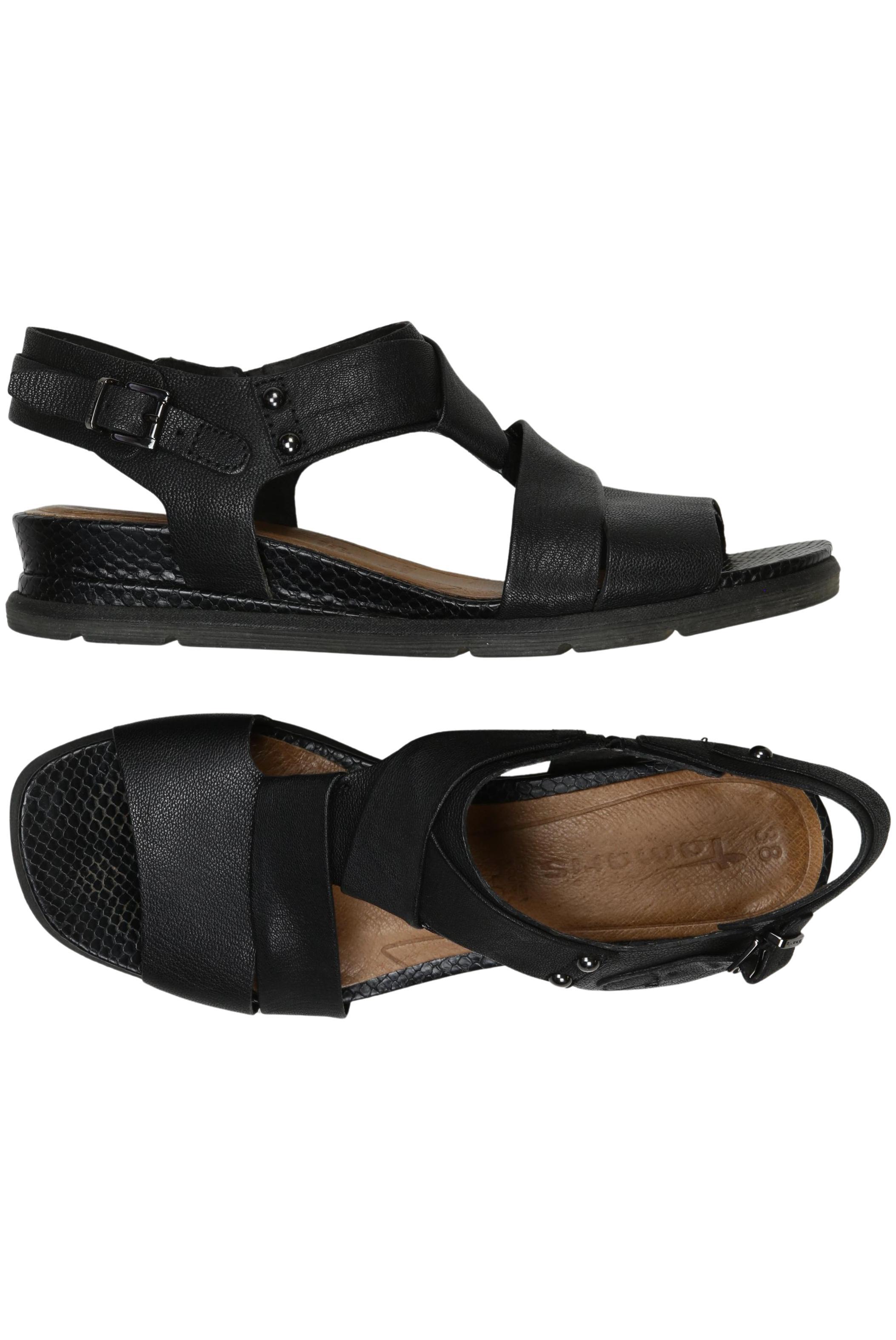 

Tamaris Damen Sandale, schwarz, Gr. 38