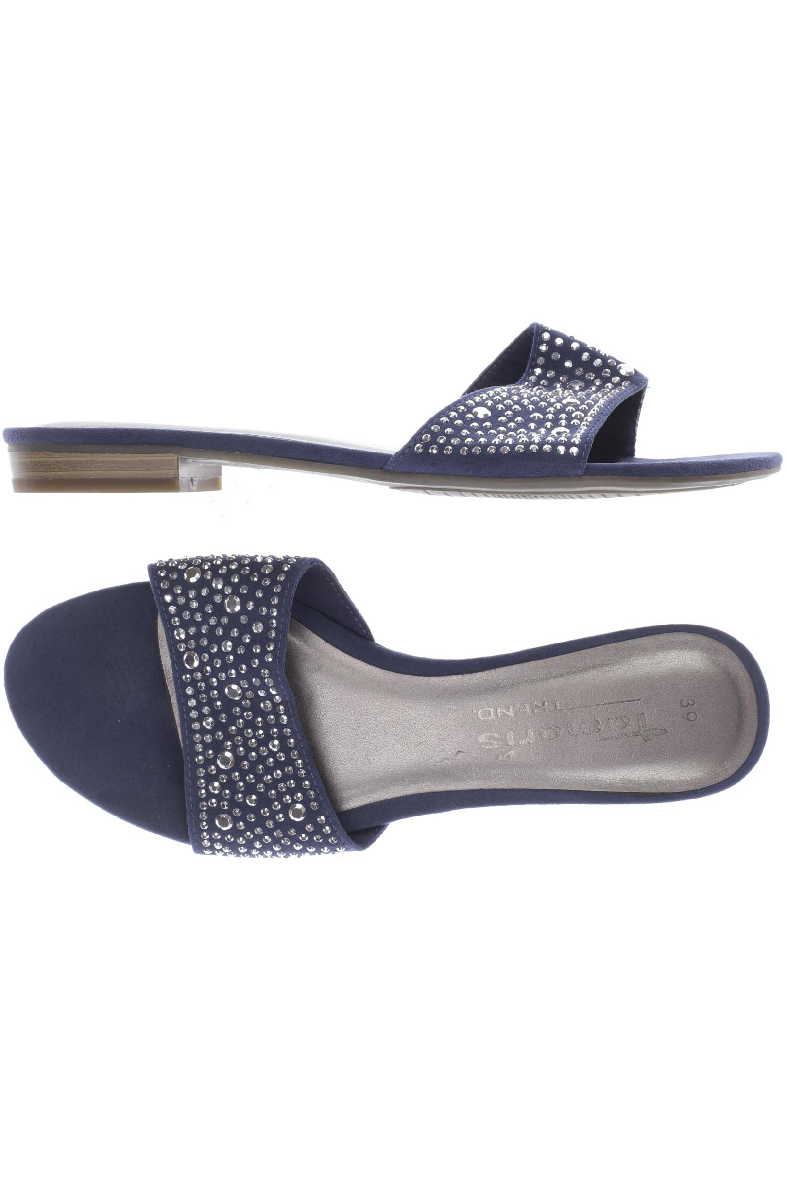 

Tamaris Damen Sandale, blau, Gr. 39