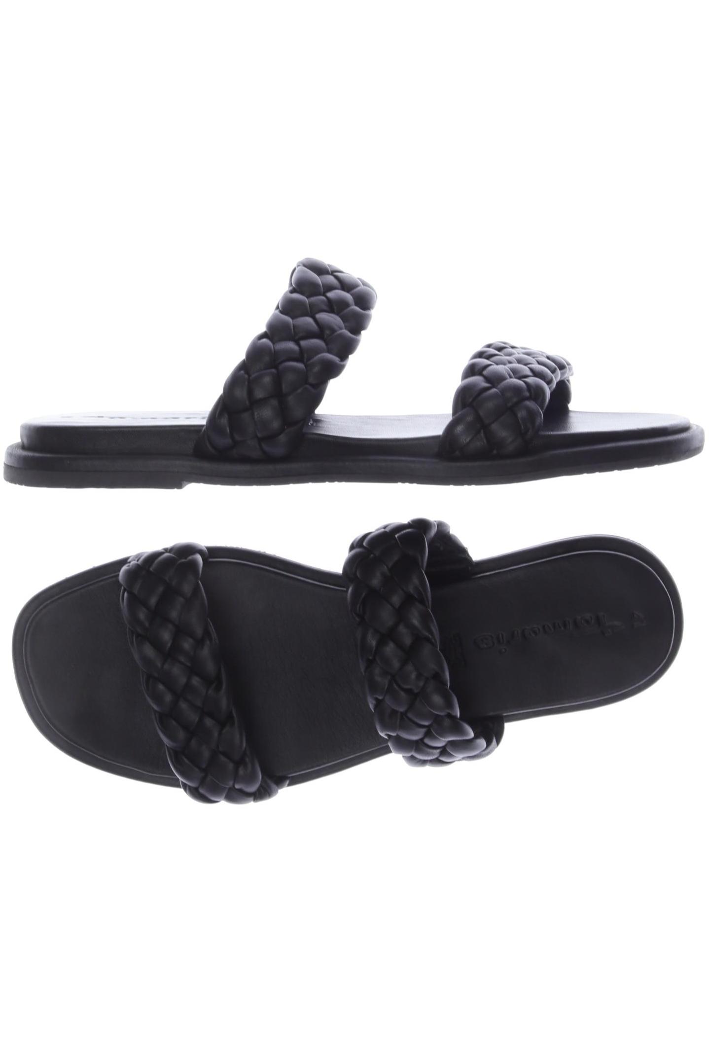 

Tamaris Damen Sandale, schwarz, Gr. 41