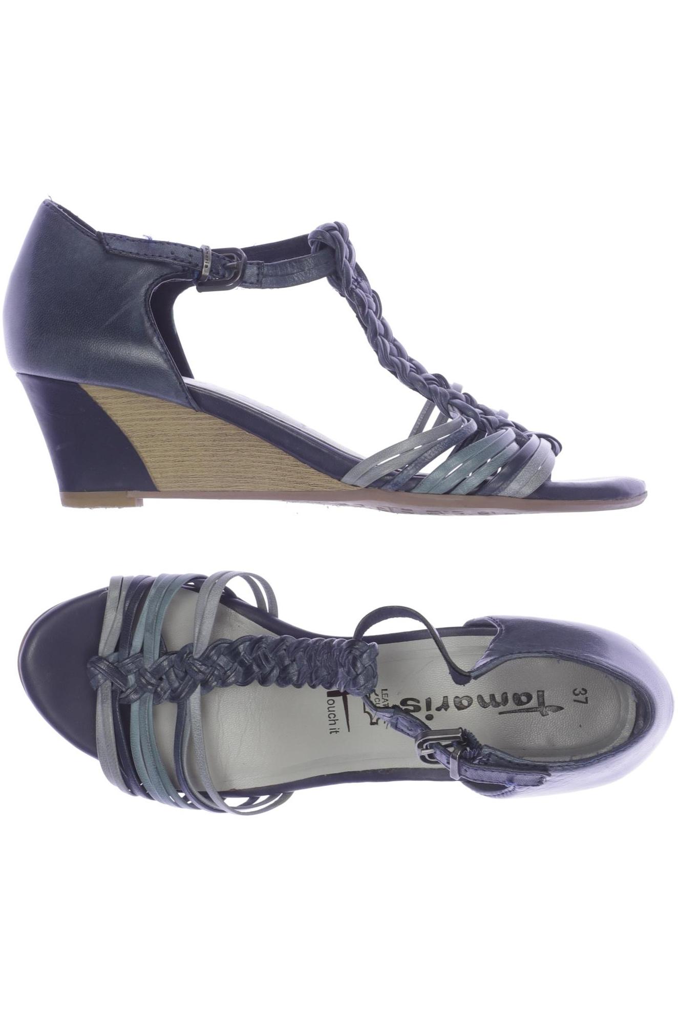 

Tamaris Damen Sandale, marineblau, Gr. 37