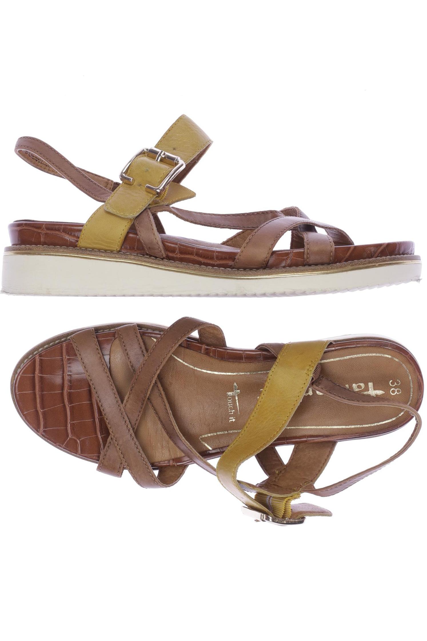 

Tamaris Damen Sandale, braun, Gr. 38