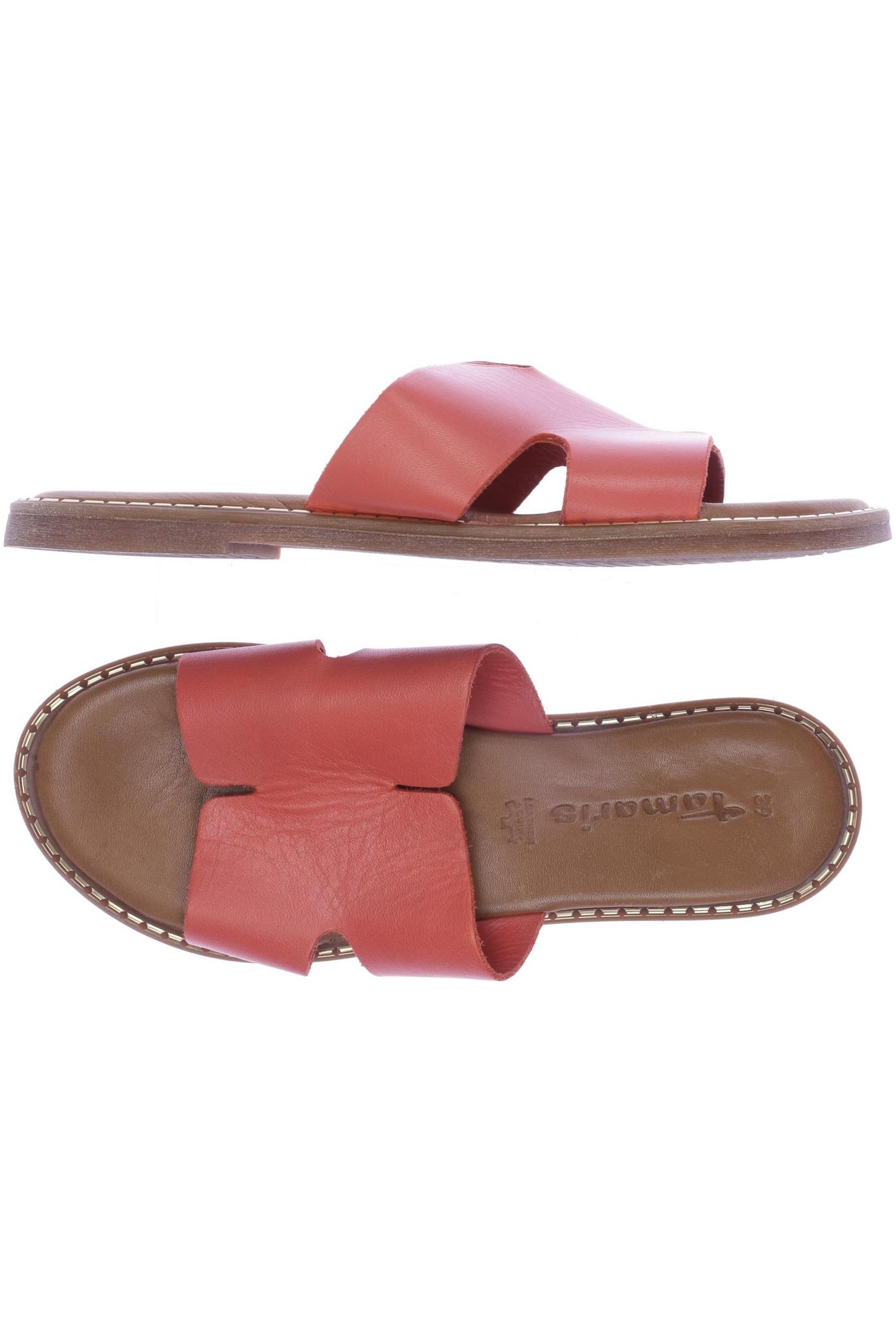 

Tamaris Damen Sandale, orange, Gr. 39