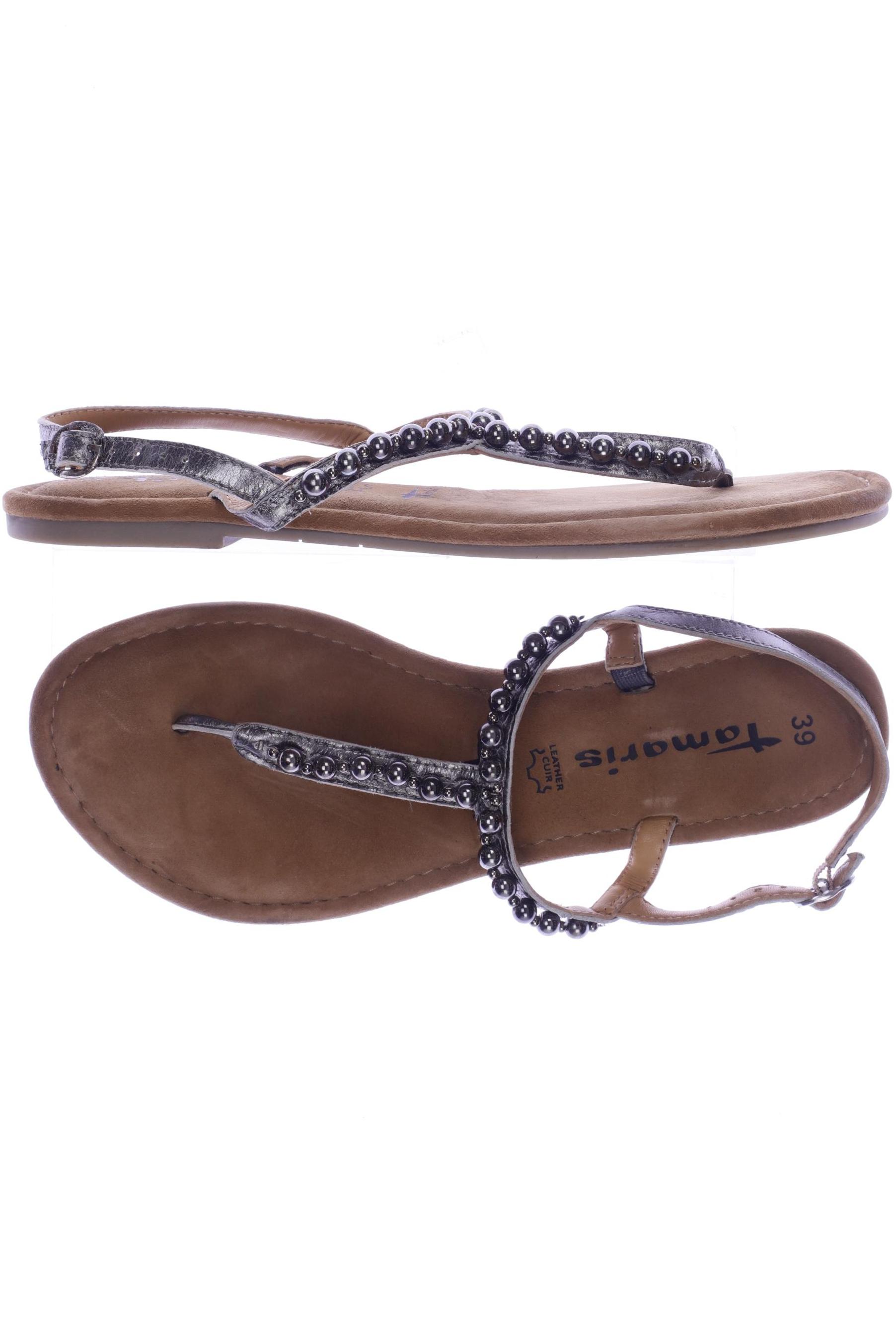 

Tamaris Damen Sandale, grau, Gr. 39