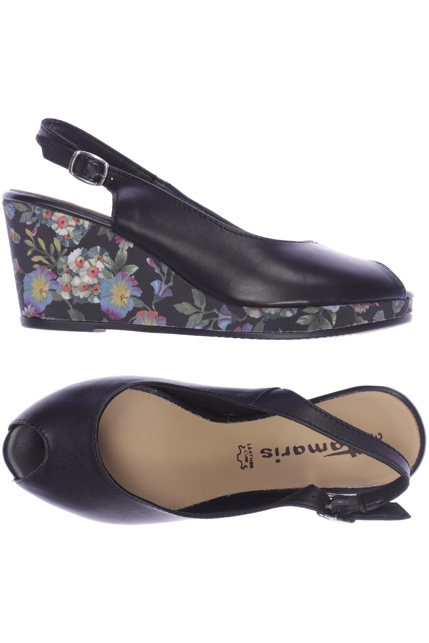 

Tamaris Damen Sandale, schwarz