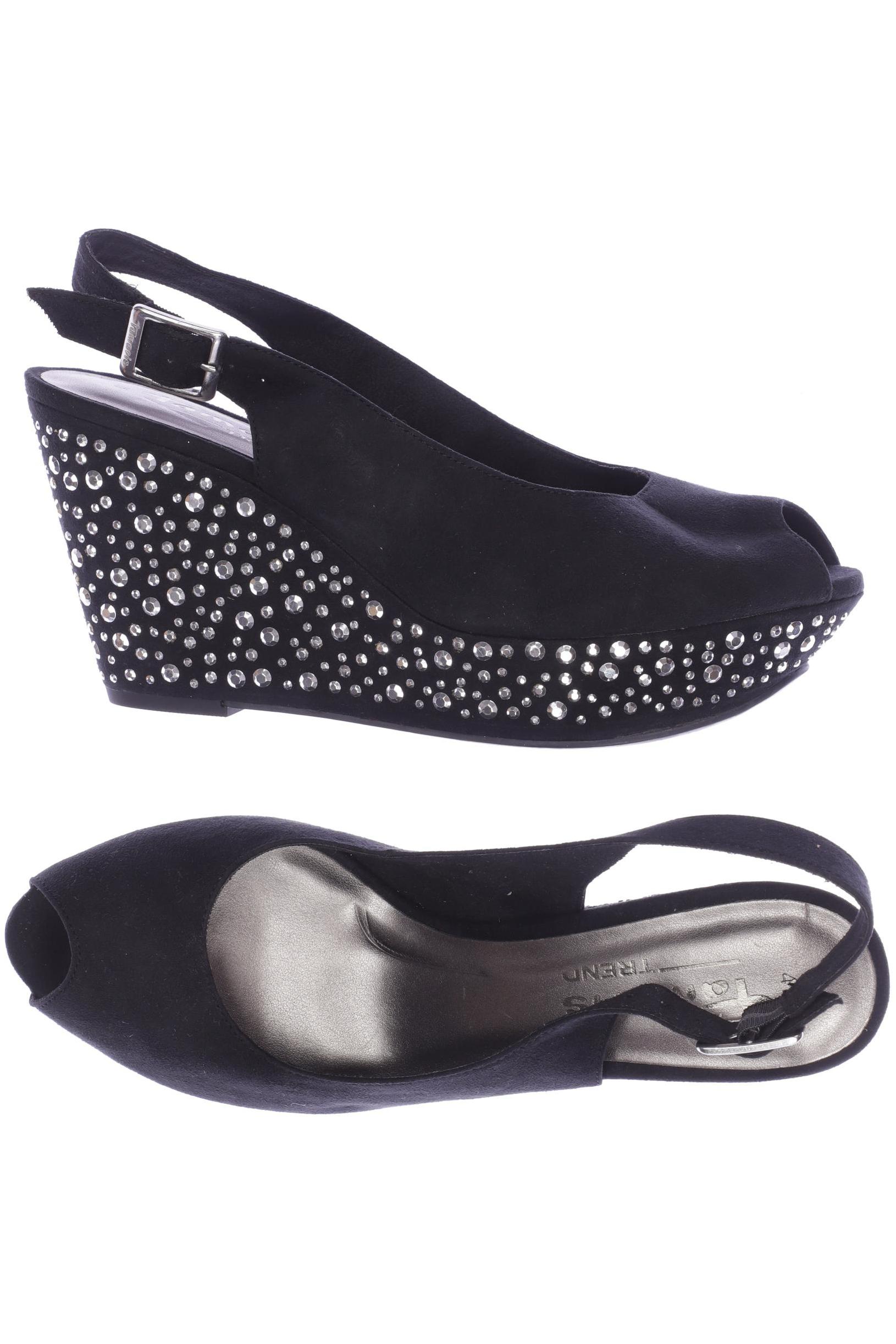 

Tamaris Damen Sandale, schwarz