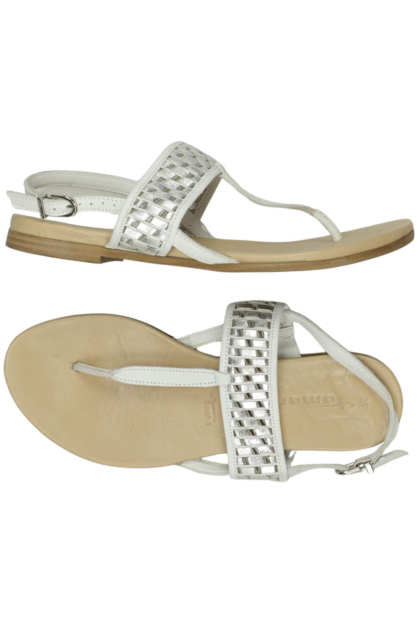 

Tamaris Damen Sandale, weiß, Gr. 39