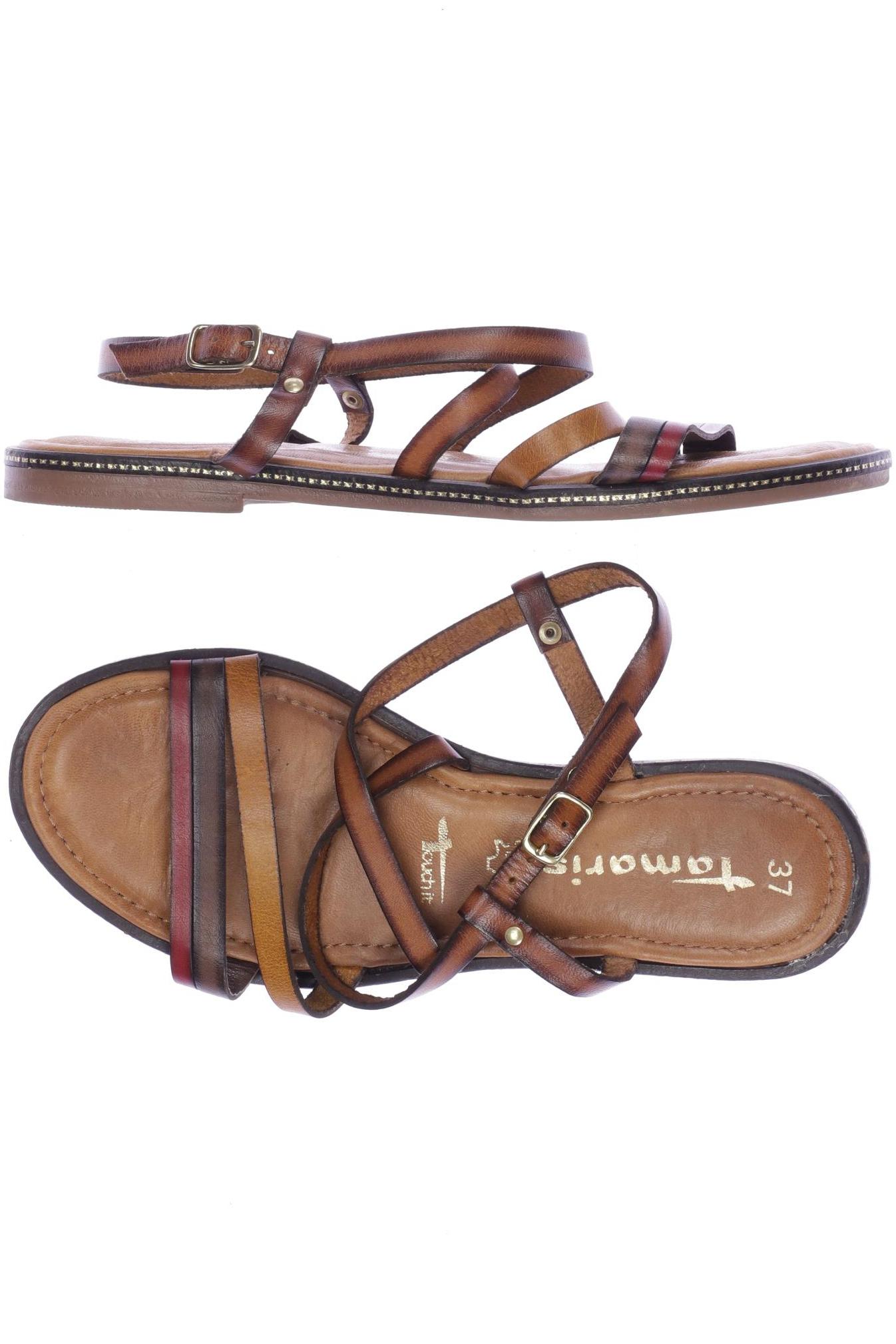 

Tamaris Damen Sandale, braun, Gr. 37