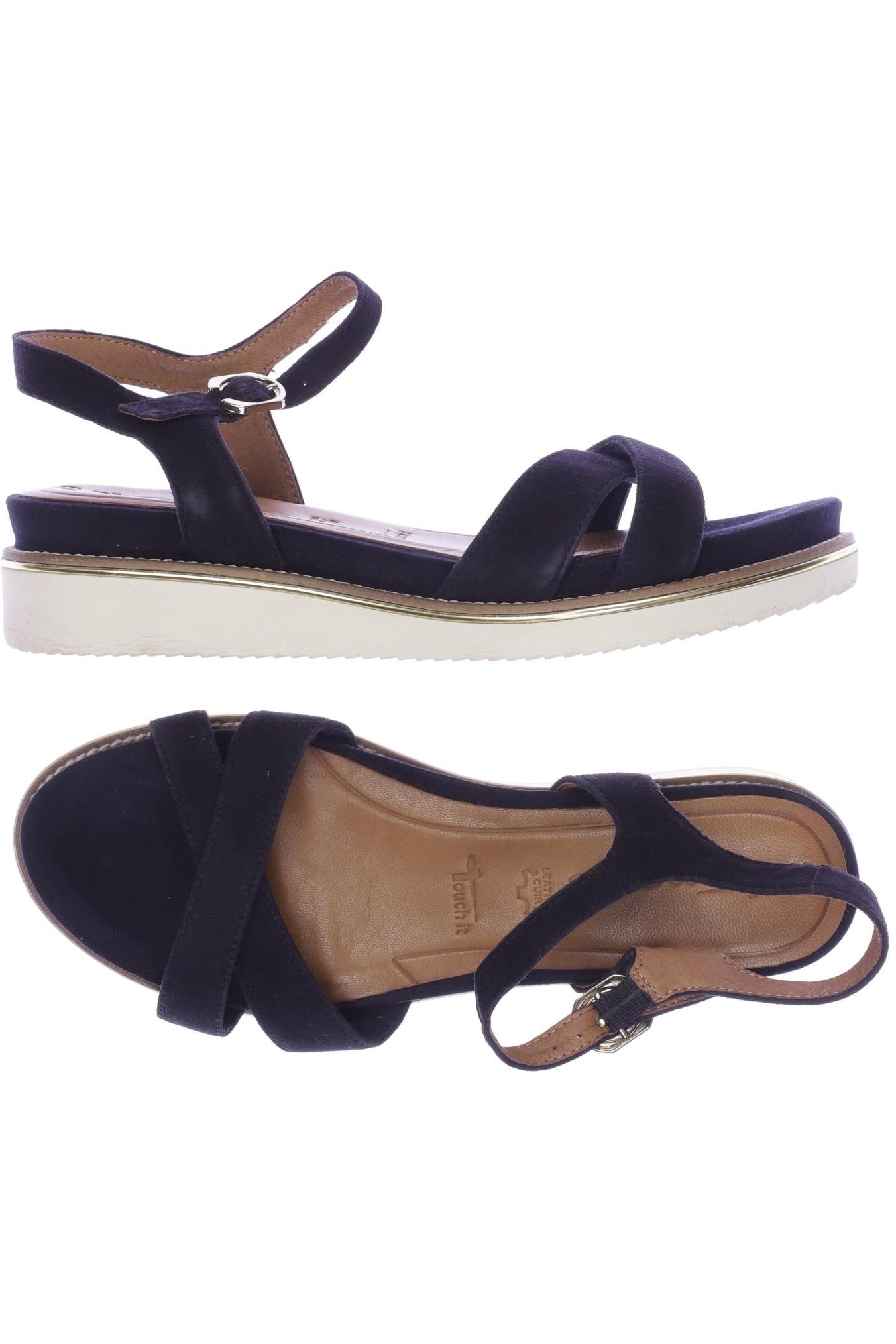 

Tamaris Damen Sandale, marineblau, Gr. 39