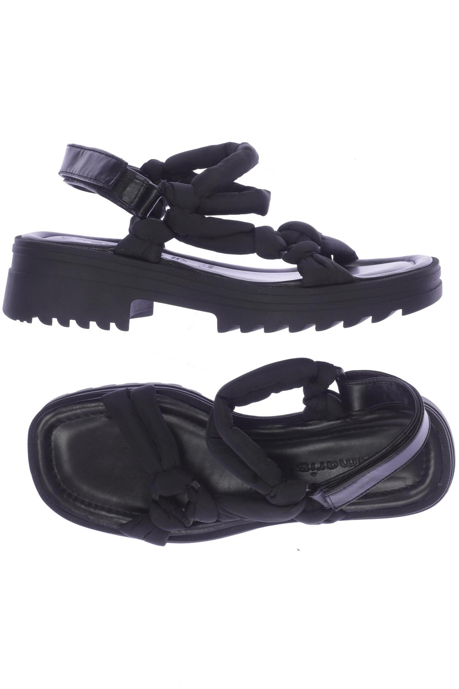 

Tamaris Damen Sandale, schwarz, Gr. 42