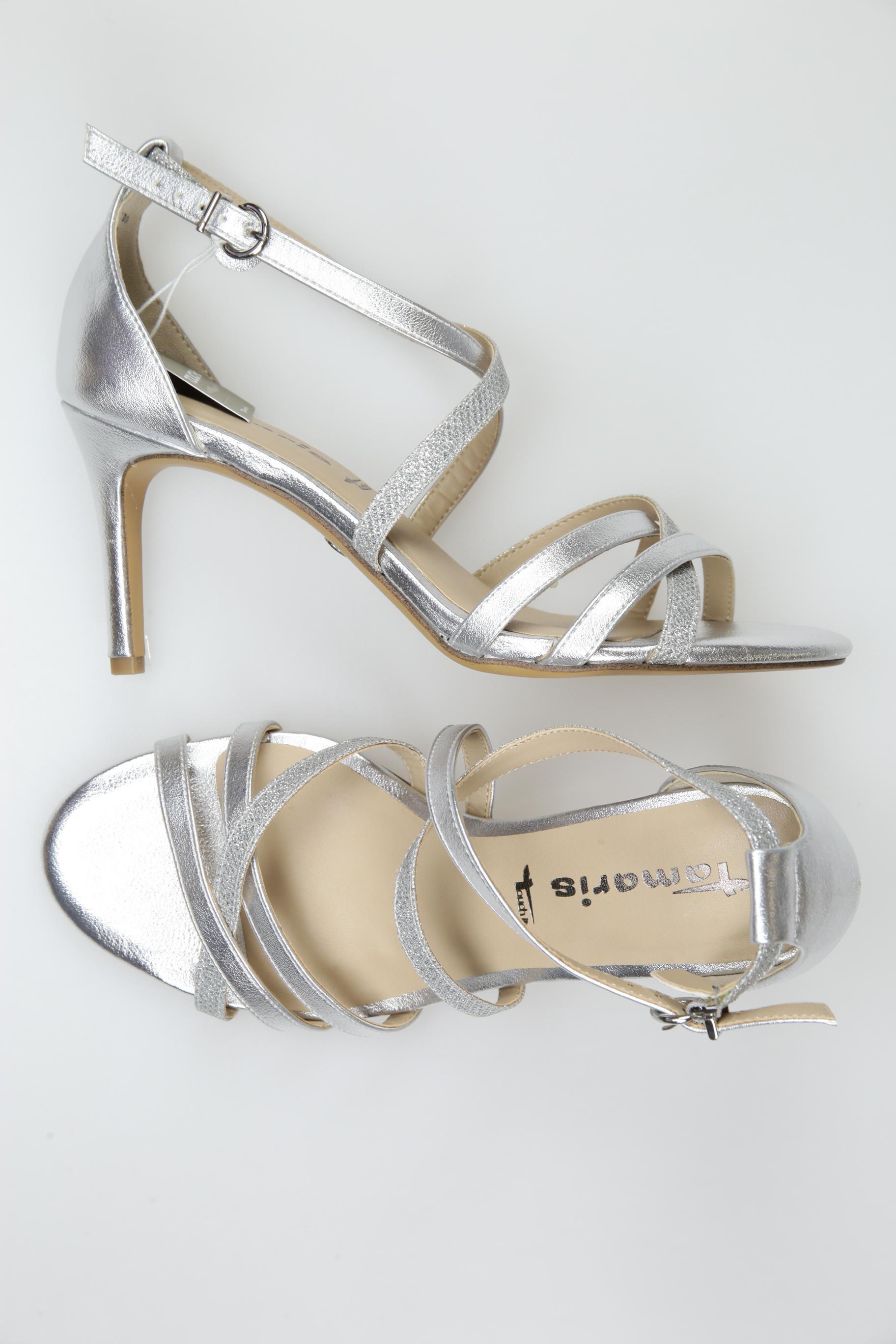

Tamaris Damen Sandale, silber