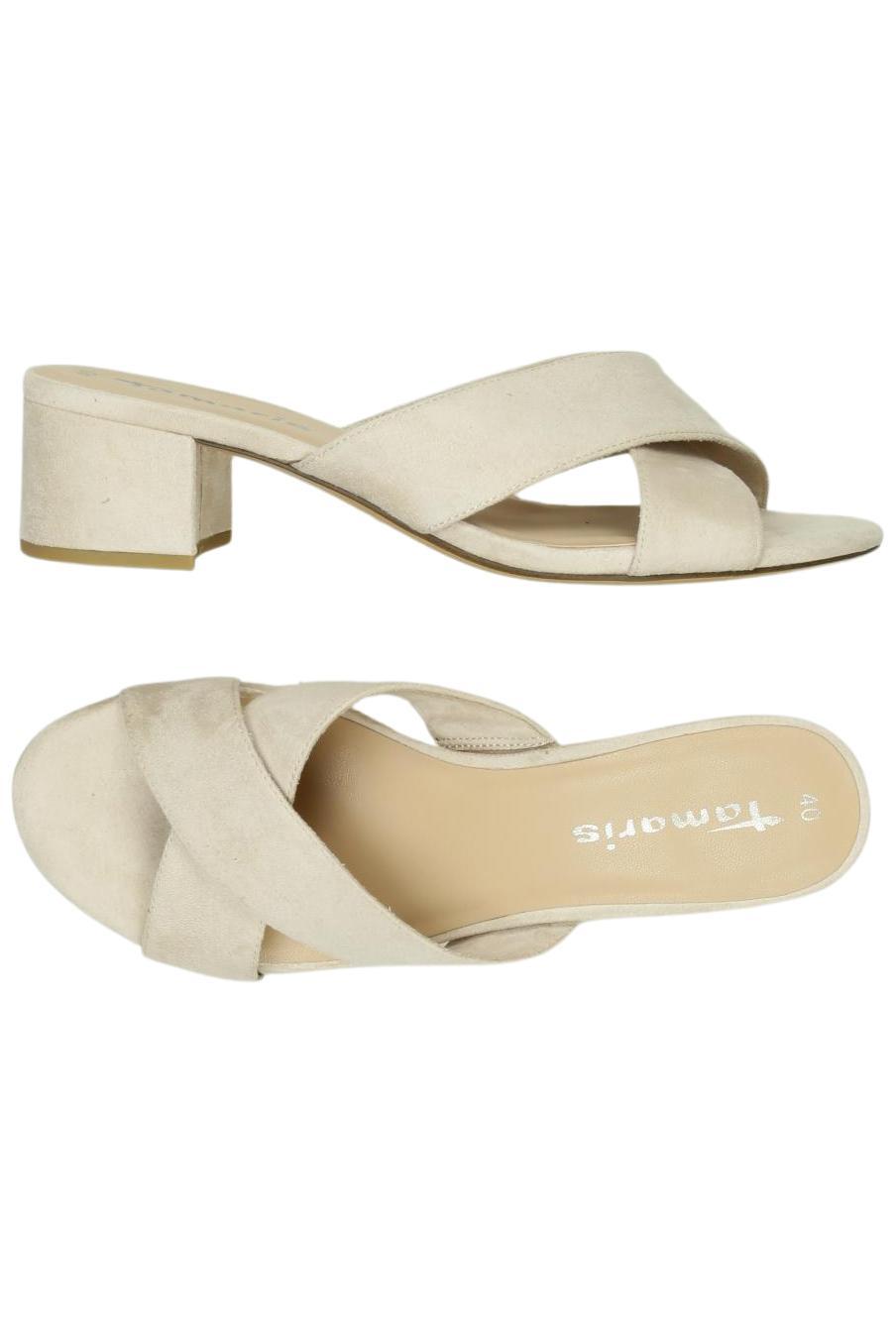 

Tamaris Damen Sandale, beige, Gr. 40