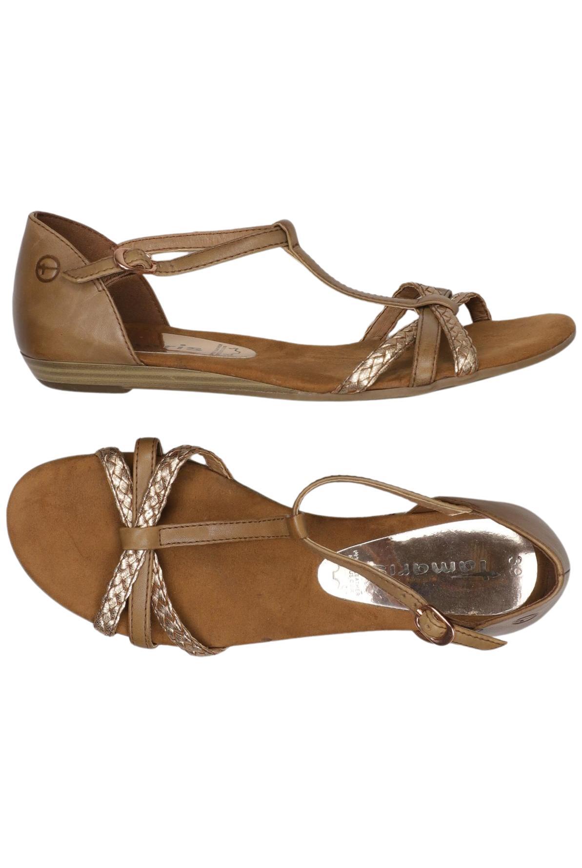 

Tamaris Damen Sandale, braun, Gr. 39