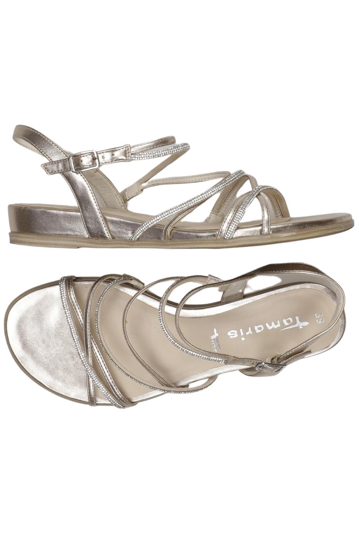 

Tamaris Damen Sandale, beige, Gr. 39
