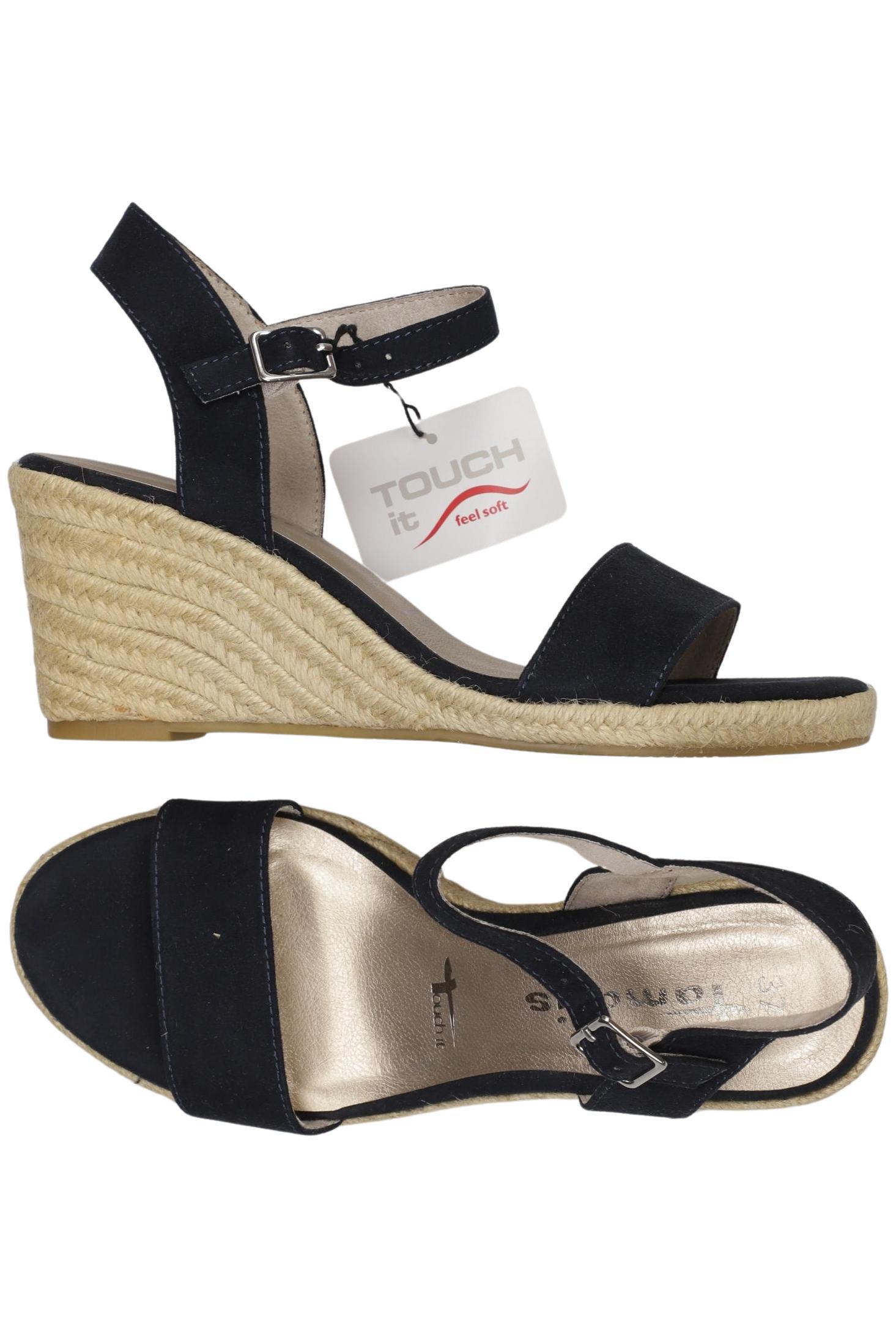 

Tamaris Damen Sandale, marineblau, Gr. 37