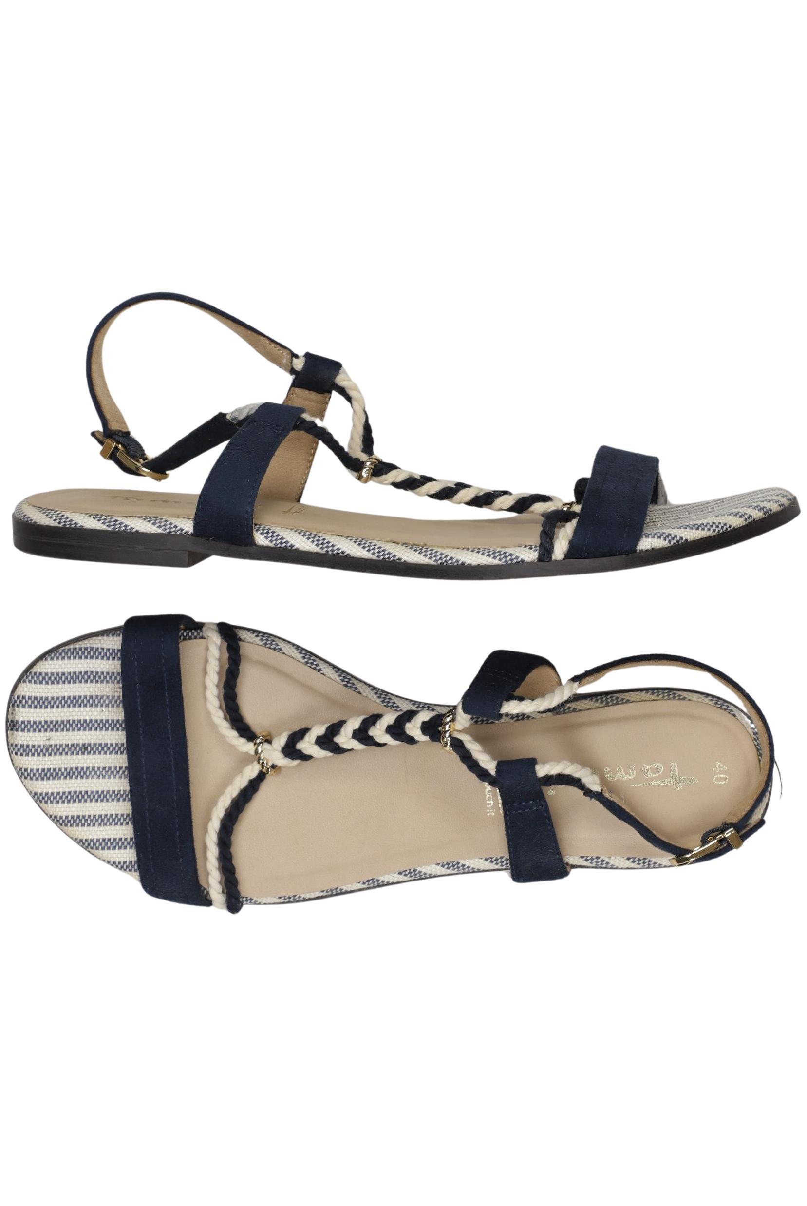 

Tamaris Damen Sandale, marineblau, Gr. 40