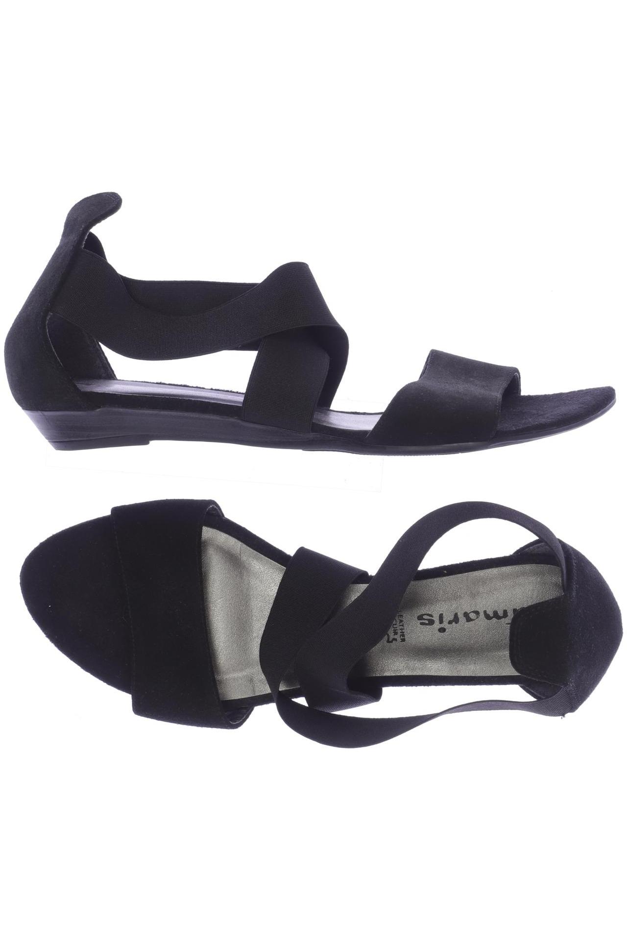 

Tamaris Damen Sandale, schwarz, Gr. 39