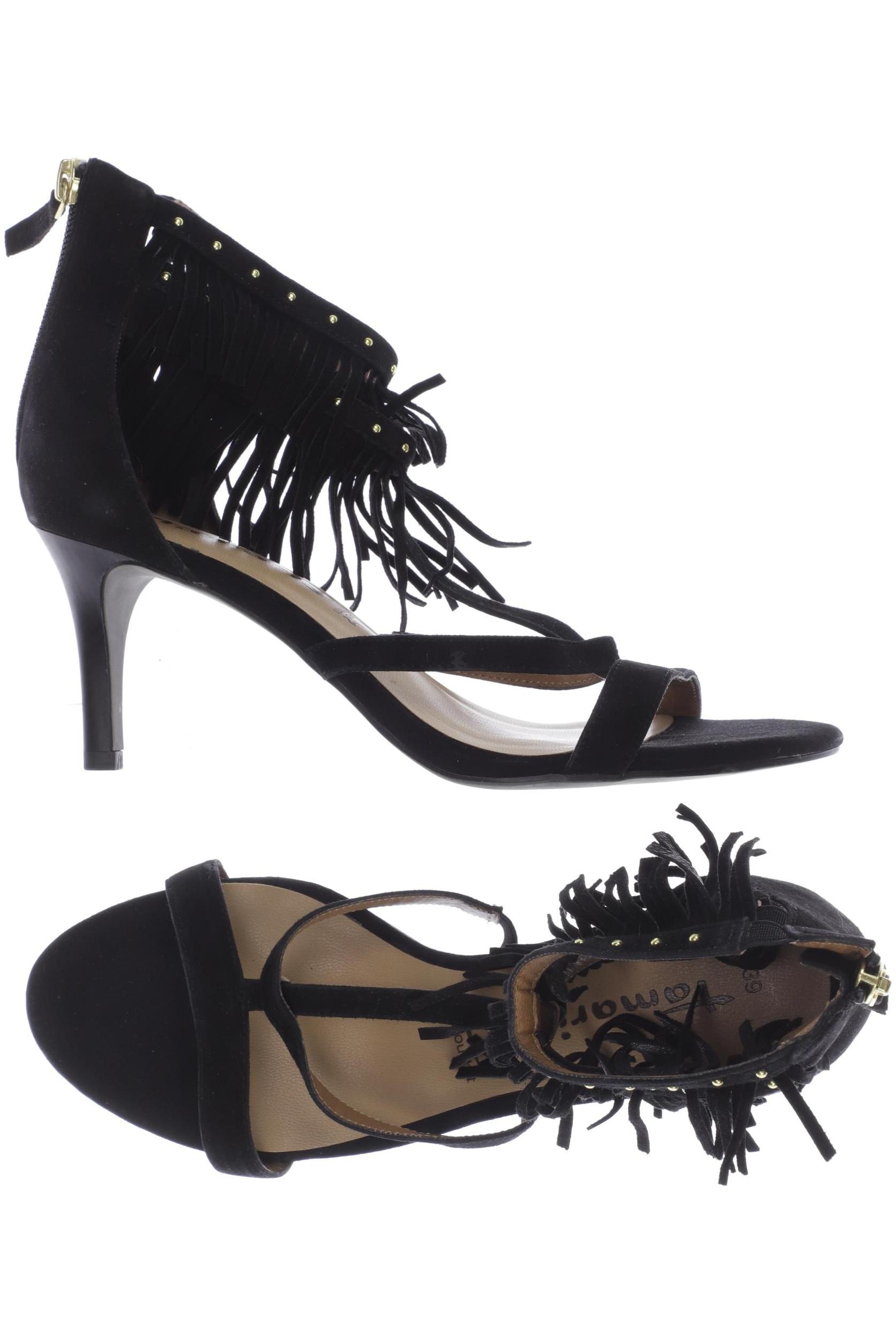 

Tamaris Damen Sandale, schwarz, Gr. 39