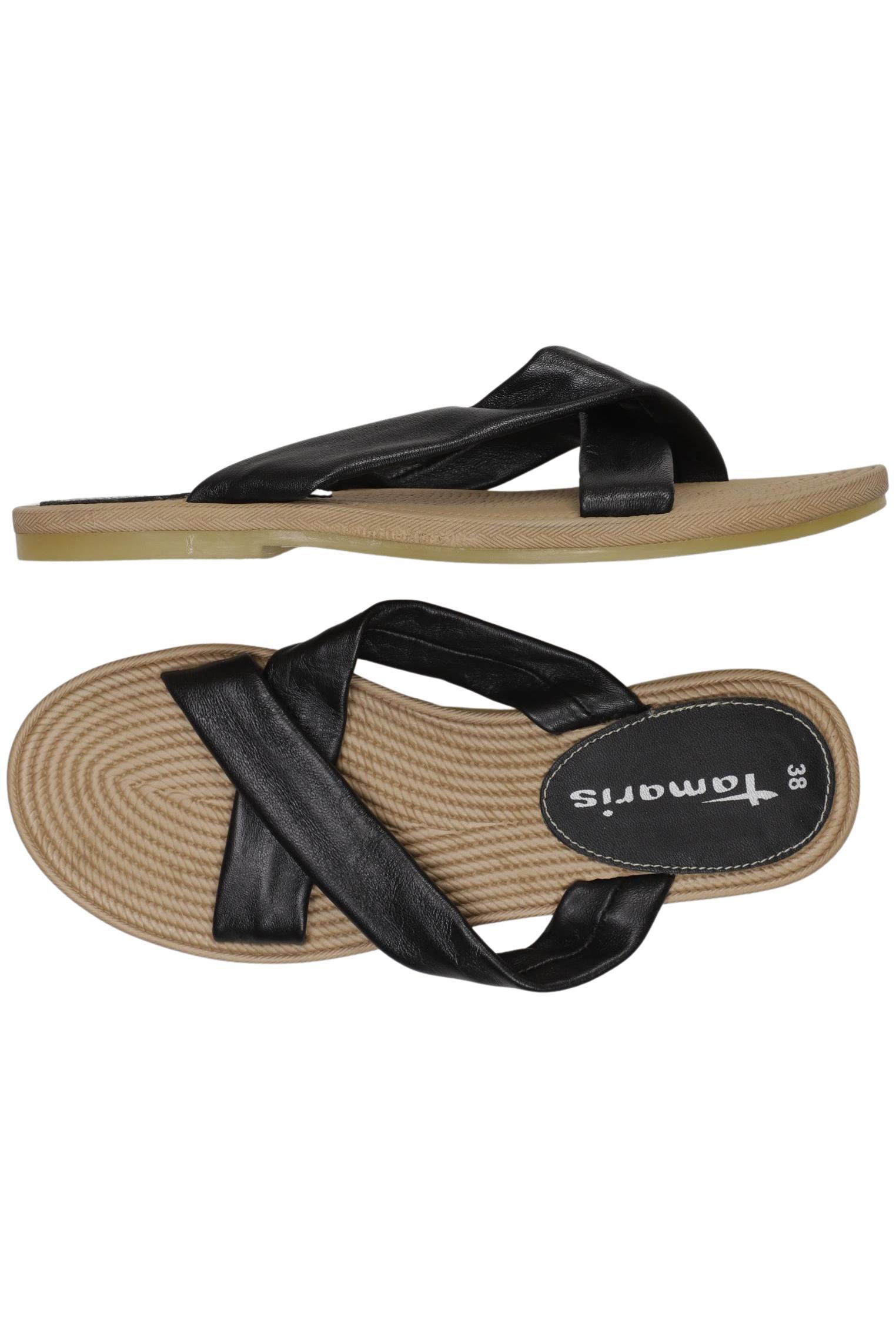 

Tamaris Damen Sandale, schwarz, Gr. 38