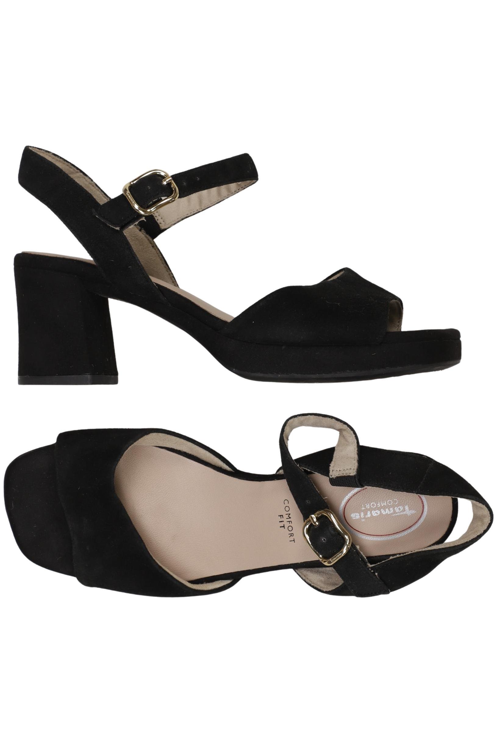 

Tamaris Damen Sandale, schwarz, Gr. 37