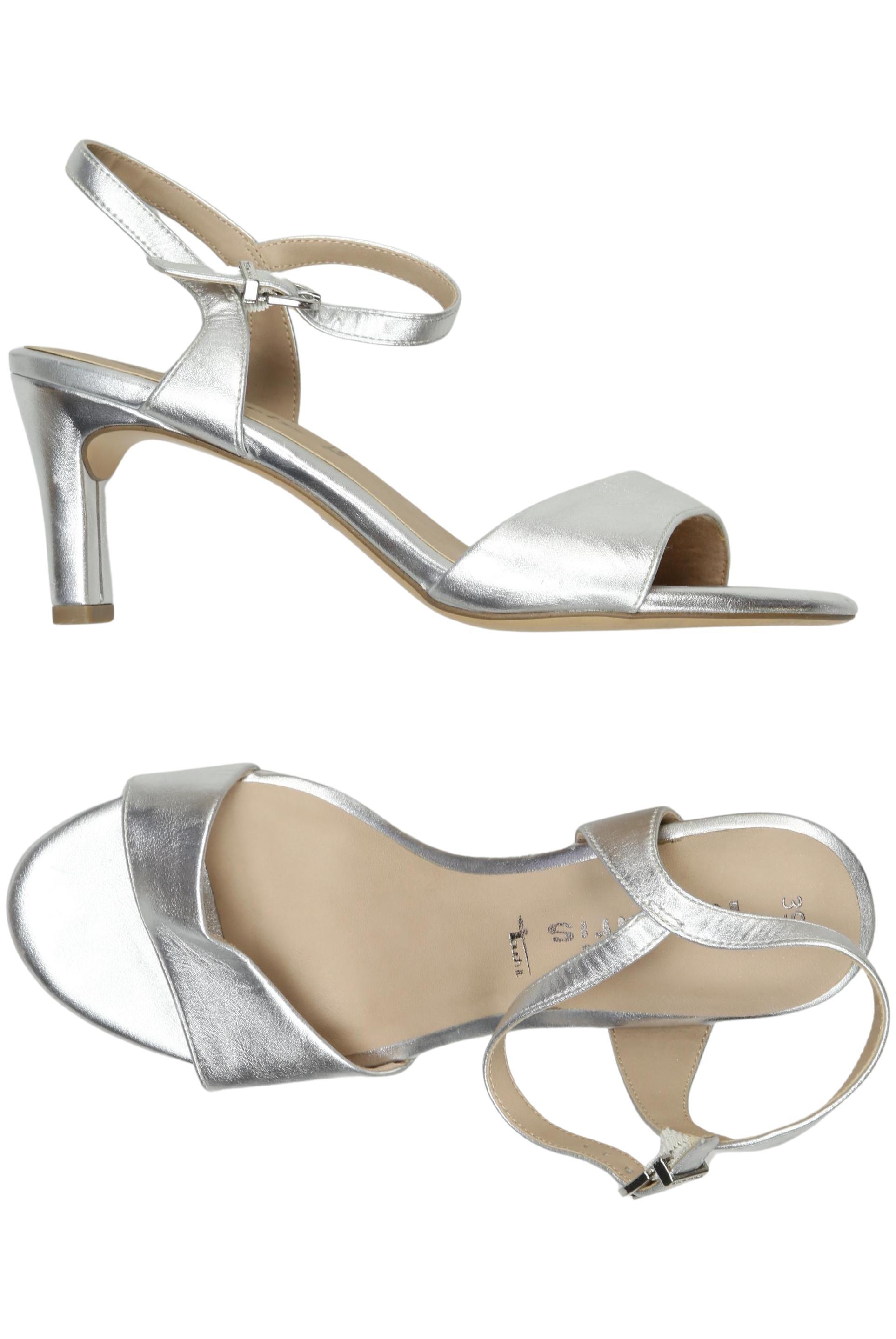 

Tamaris Damen Sandale, silber, Gr. 39