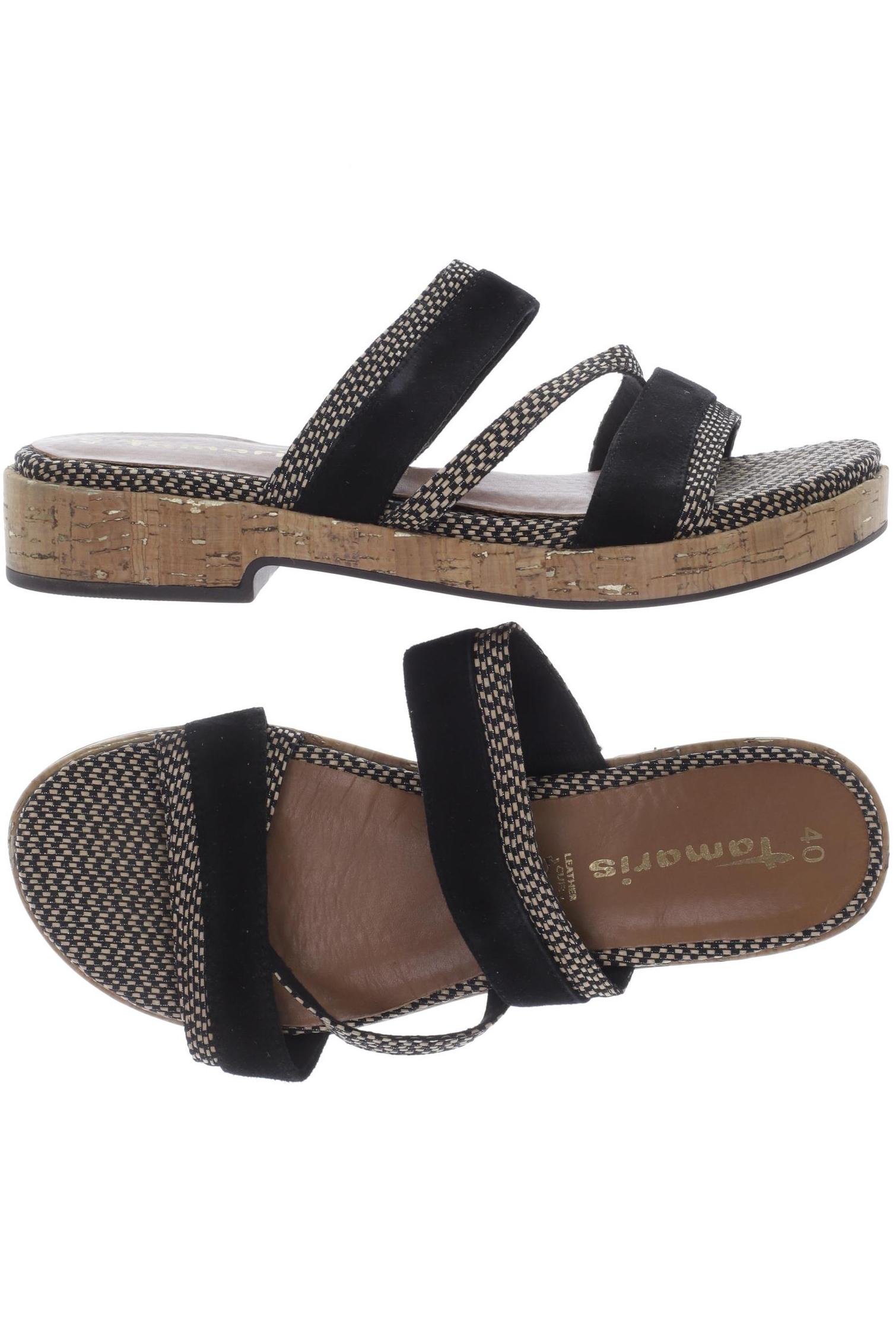 

Tamaris Damen Sandale, schwarz