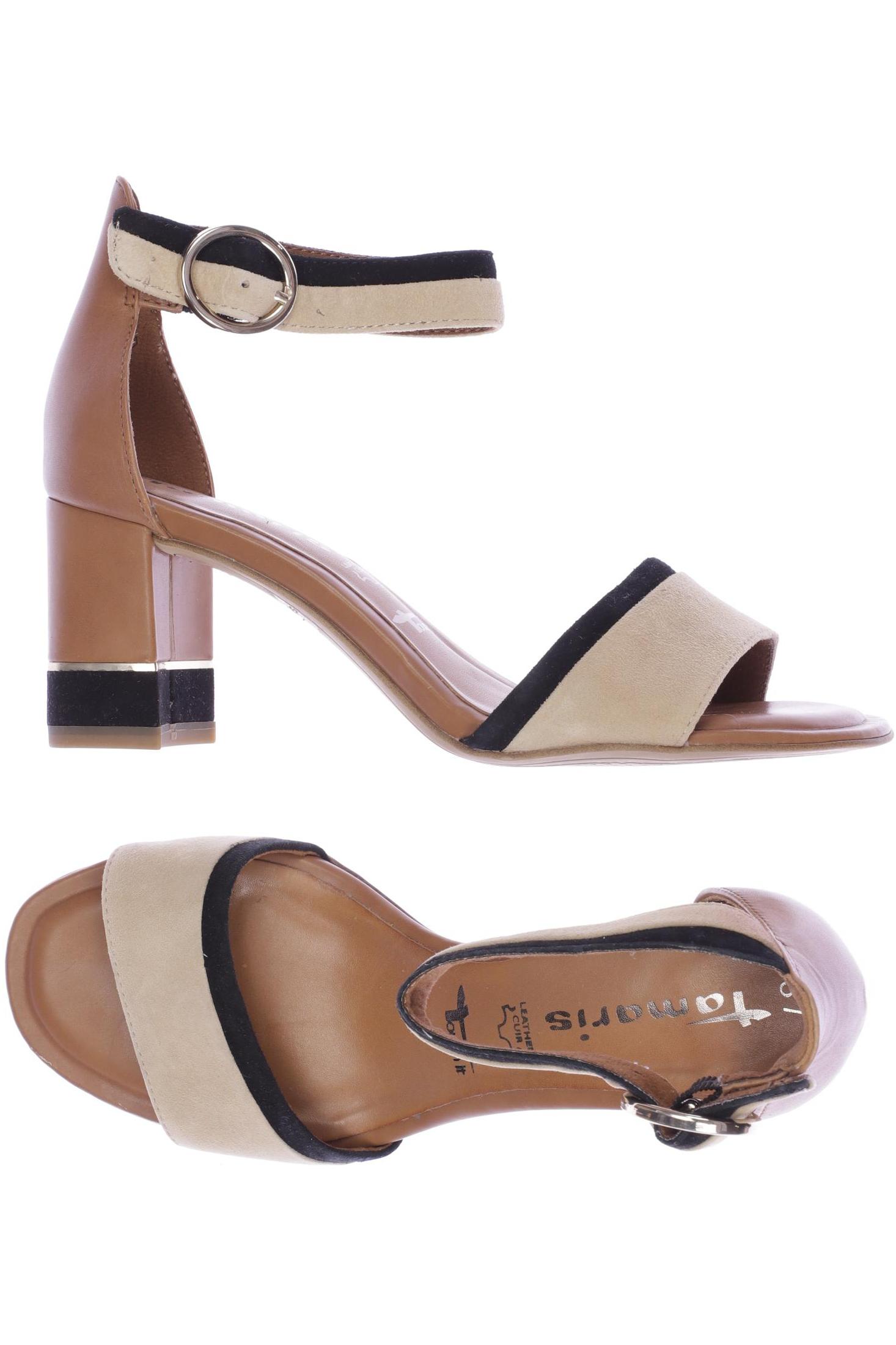 

Tamaris Damen Sandale, beige, Gr. 37