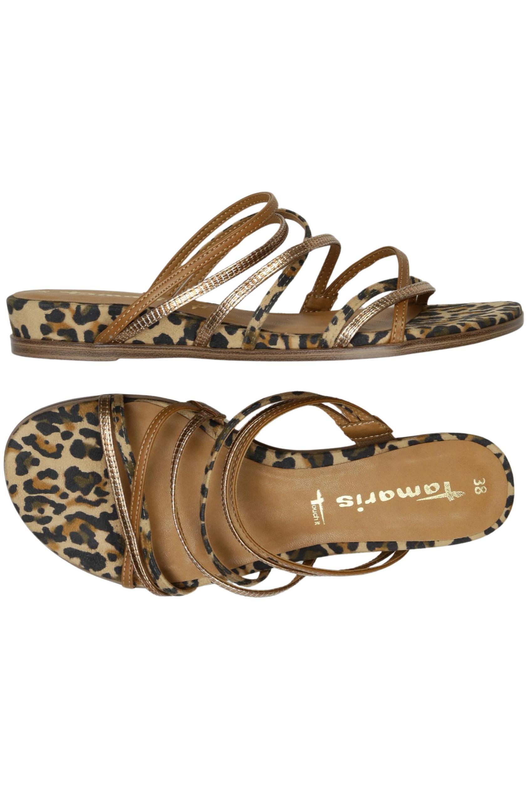 

Tamaris Damen Sandale, braun, Gr. 38