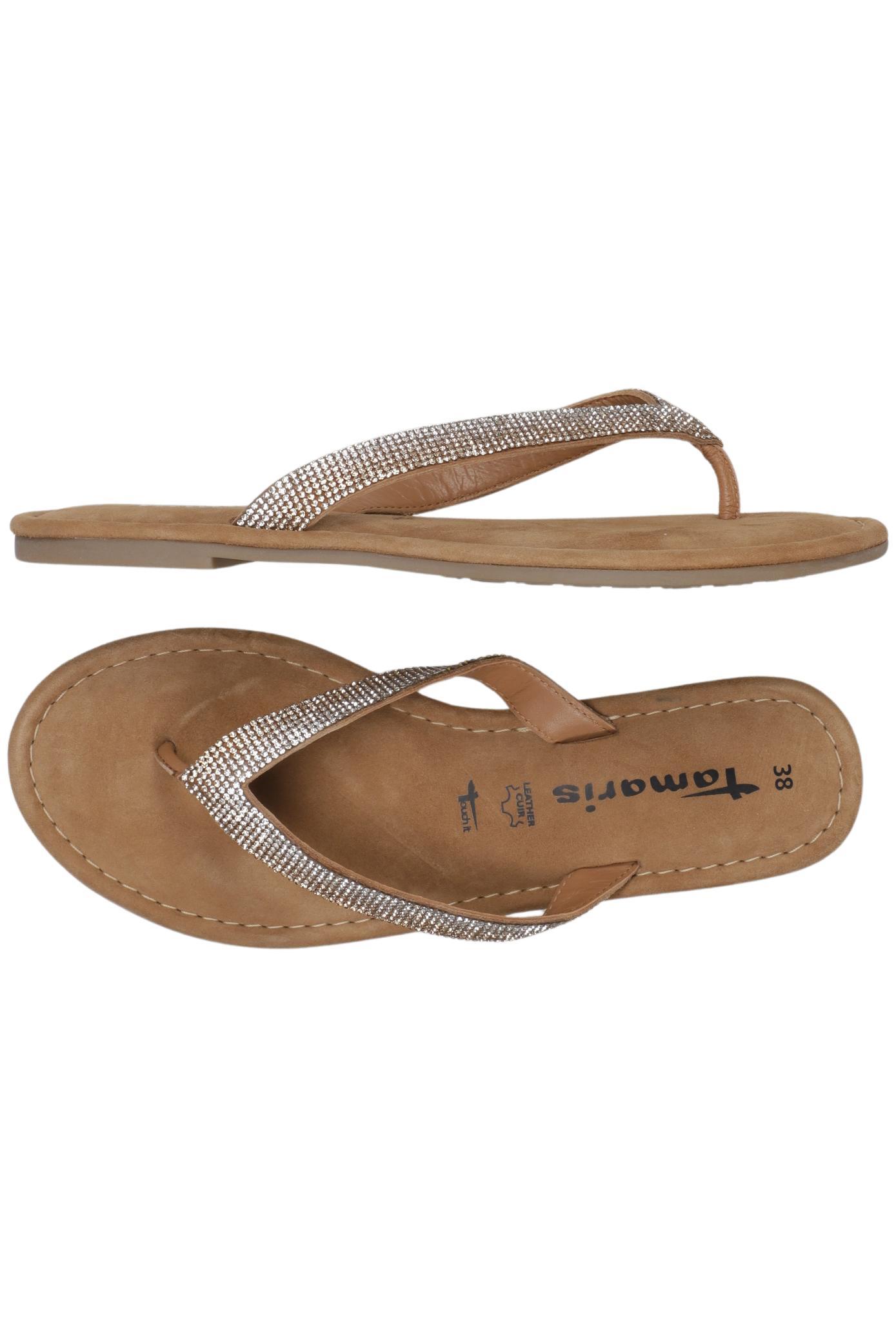

Tamaris Damen Sandale, beige, Gr. 38