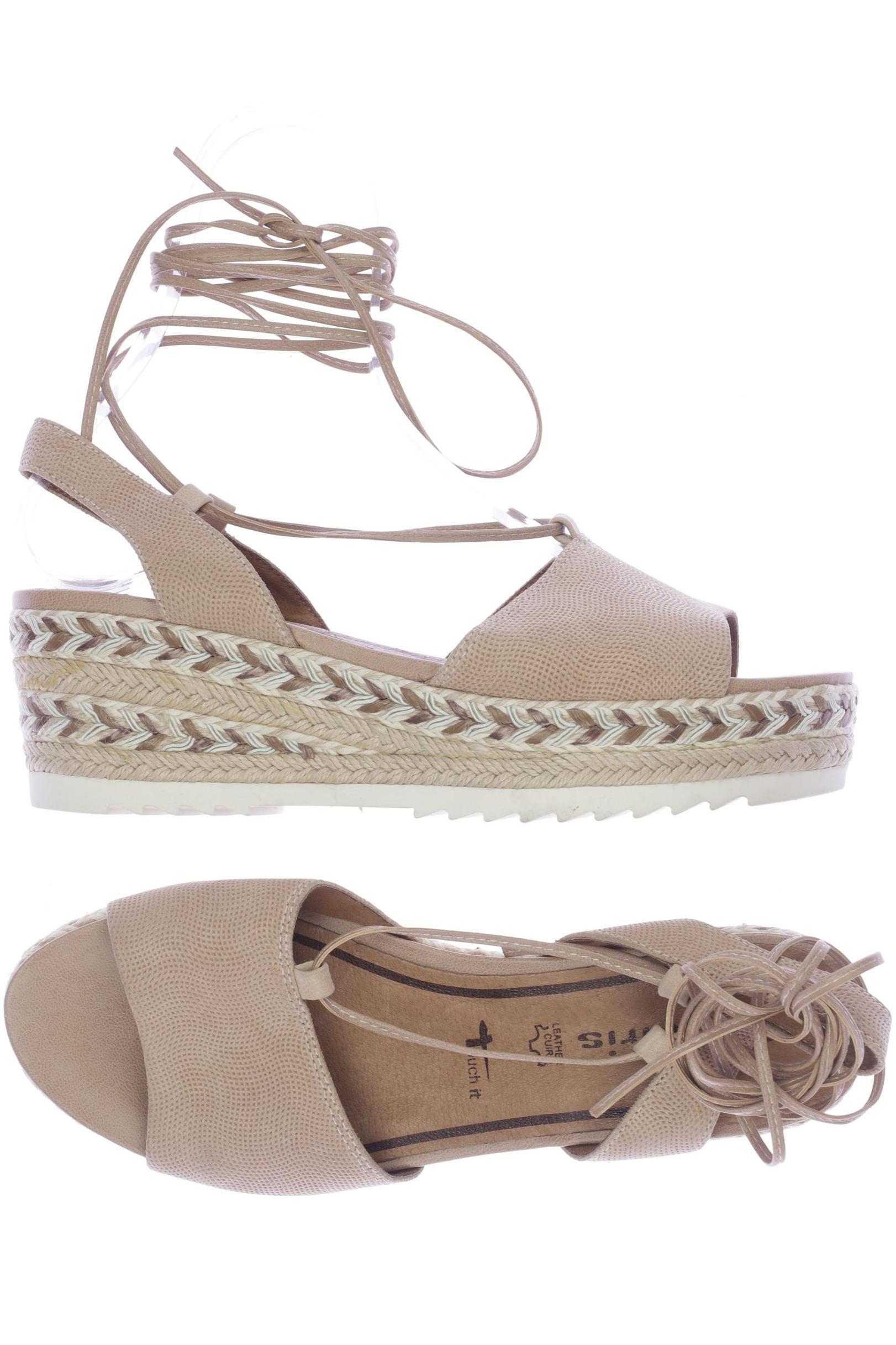 

Tamaris Damen Sandale, beige, Gr. 40