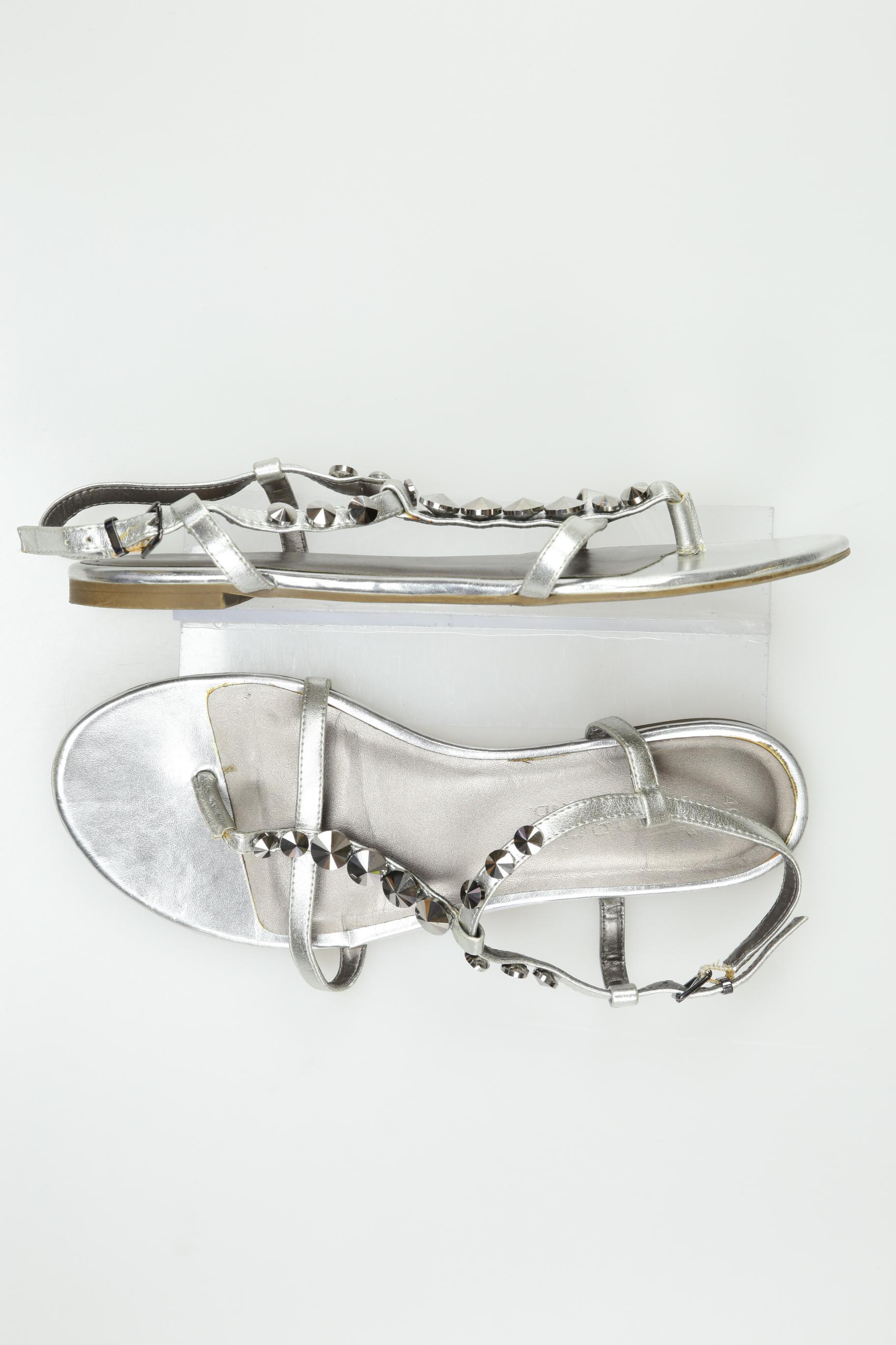 

Tamaris Damen Sandale, silber, Gr. 40