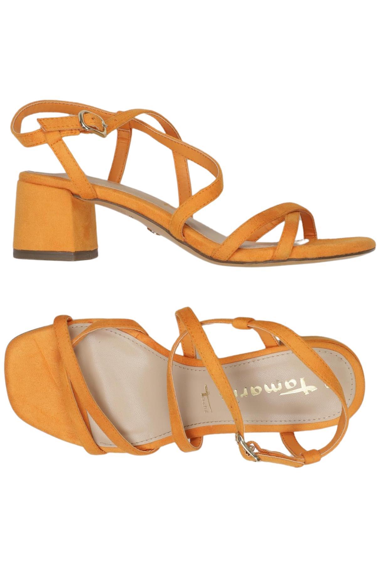 

Tamaris Damen Sandale, orange, Gr. 36