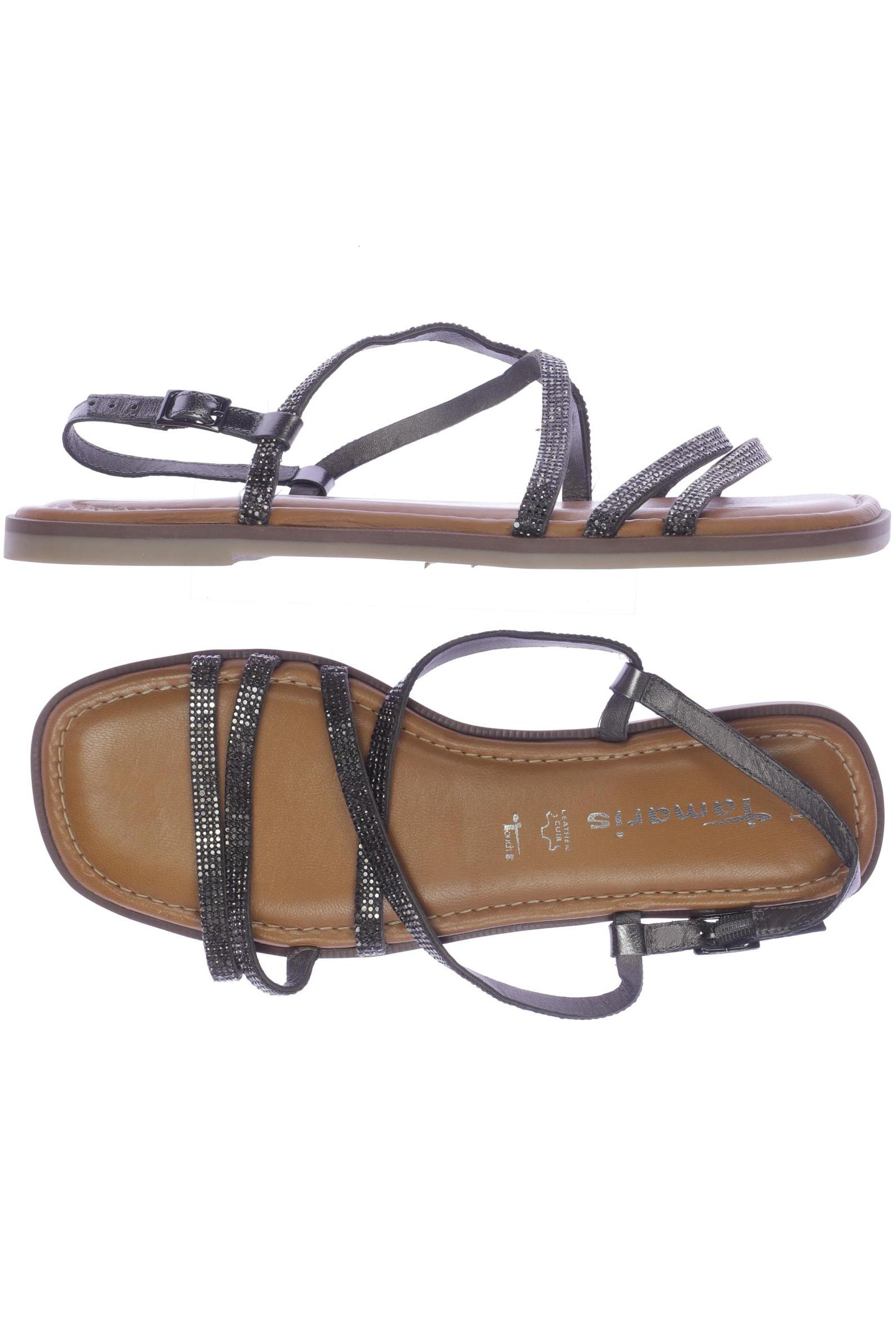 

Tamaris Damen Sandale, schwarz, Gr. 41