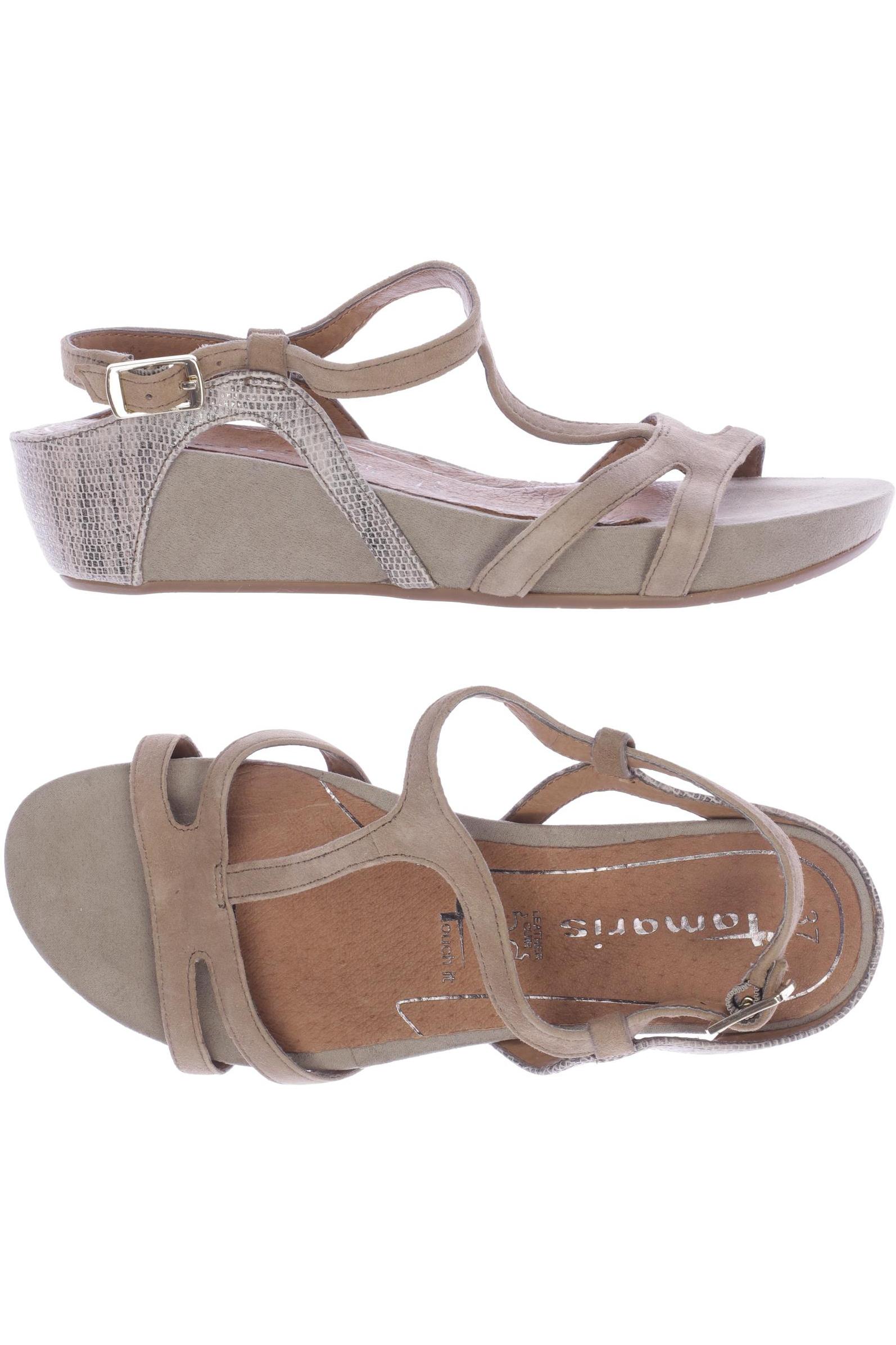 

Tamaris Damen Sandale, beige, Gr. 37