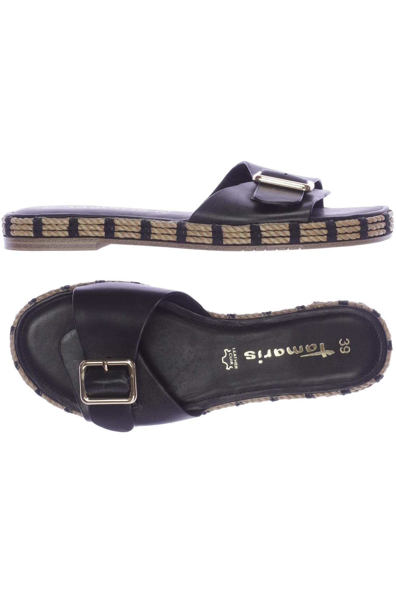 

Tamaris Damen Sandale, schwarz, Gr. 39