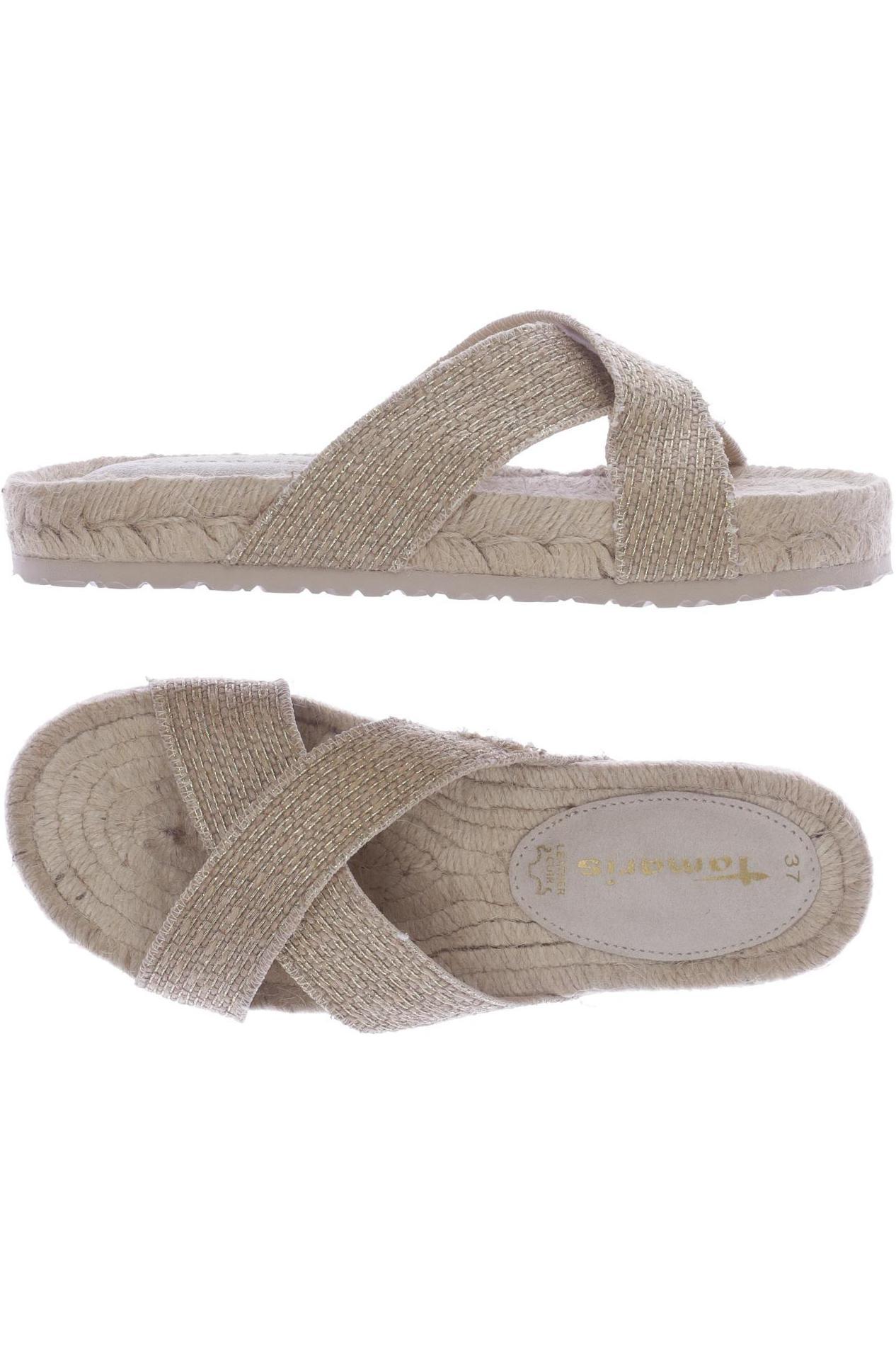 

Tamaris Damen Sandale, beige, Gr. 37