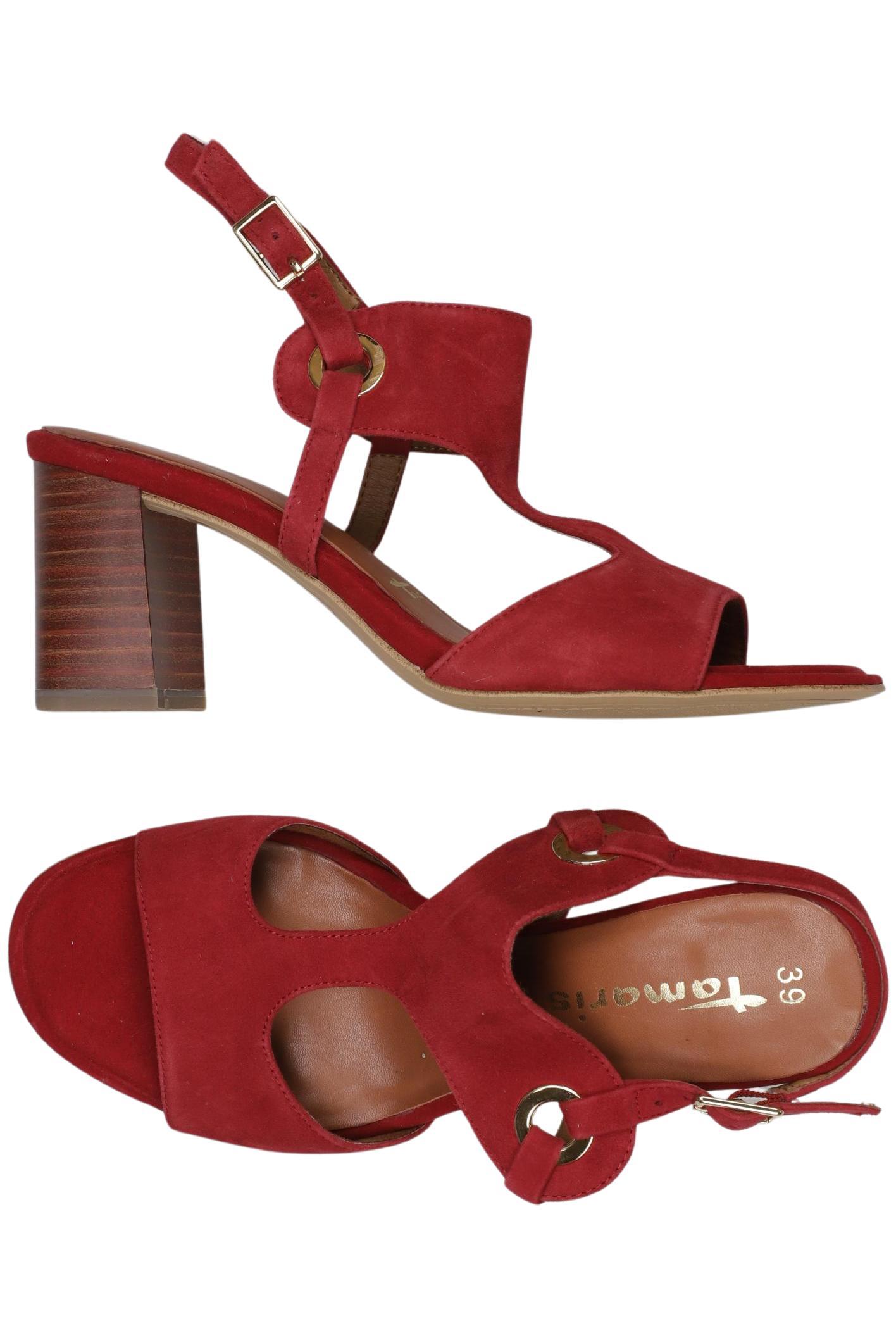 

Tamaris Damen Sandale, rot, Gr. 39