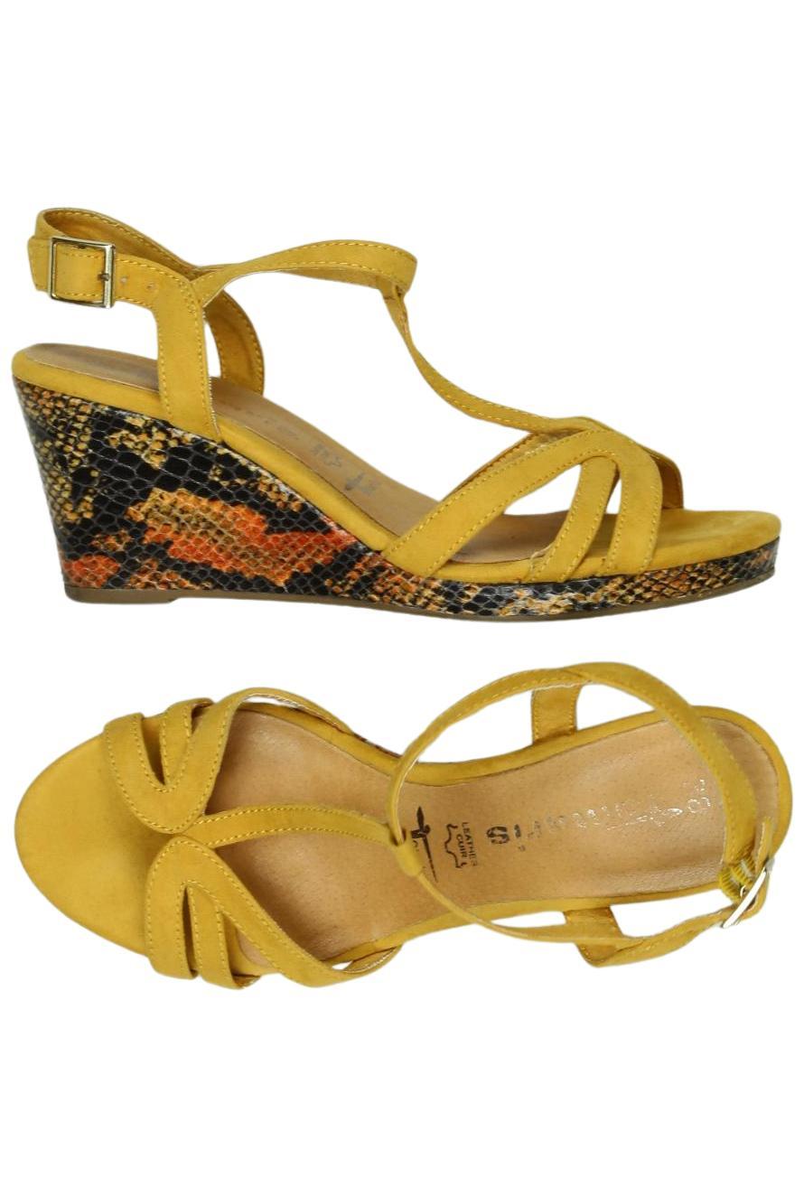 

Tamaris Damen Sandale, gelb, Gr. 38