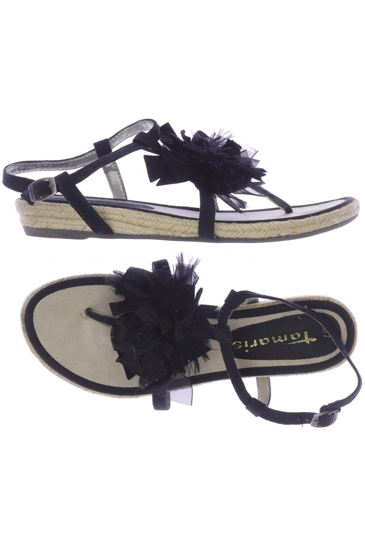 

Tamaris Damen Sandale, schwarz, Gr. 37