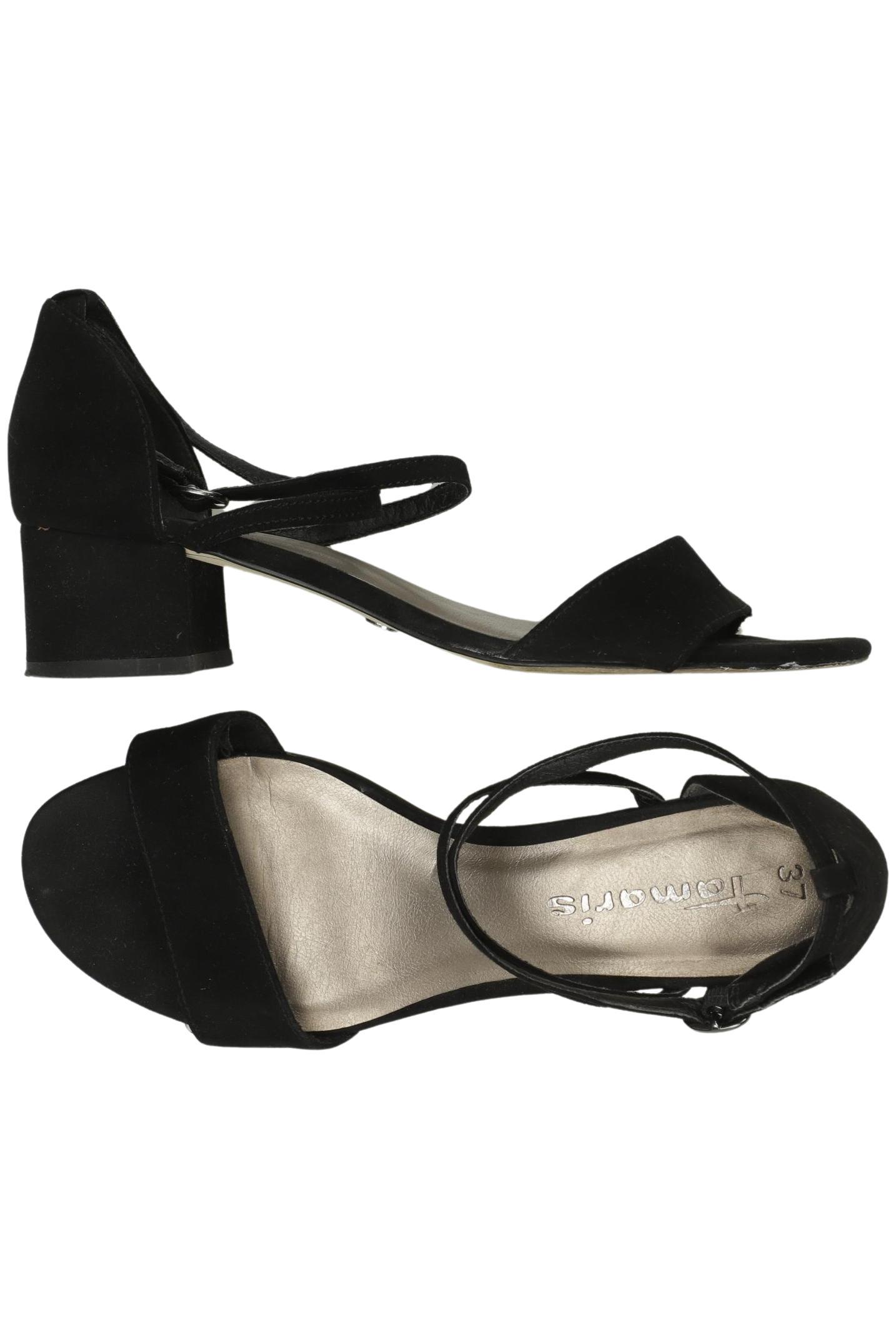 

Tamaris Damen Sandale, schwarz, Gr. 37