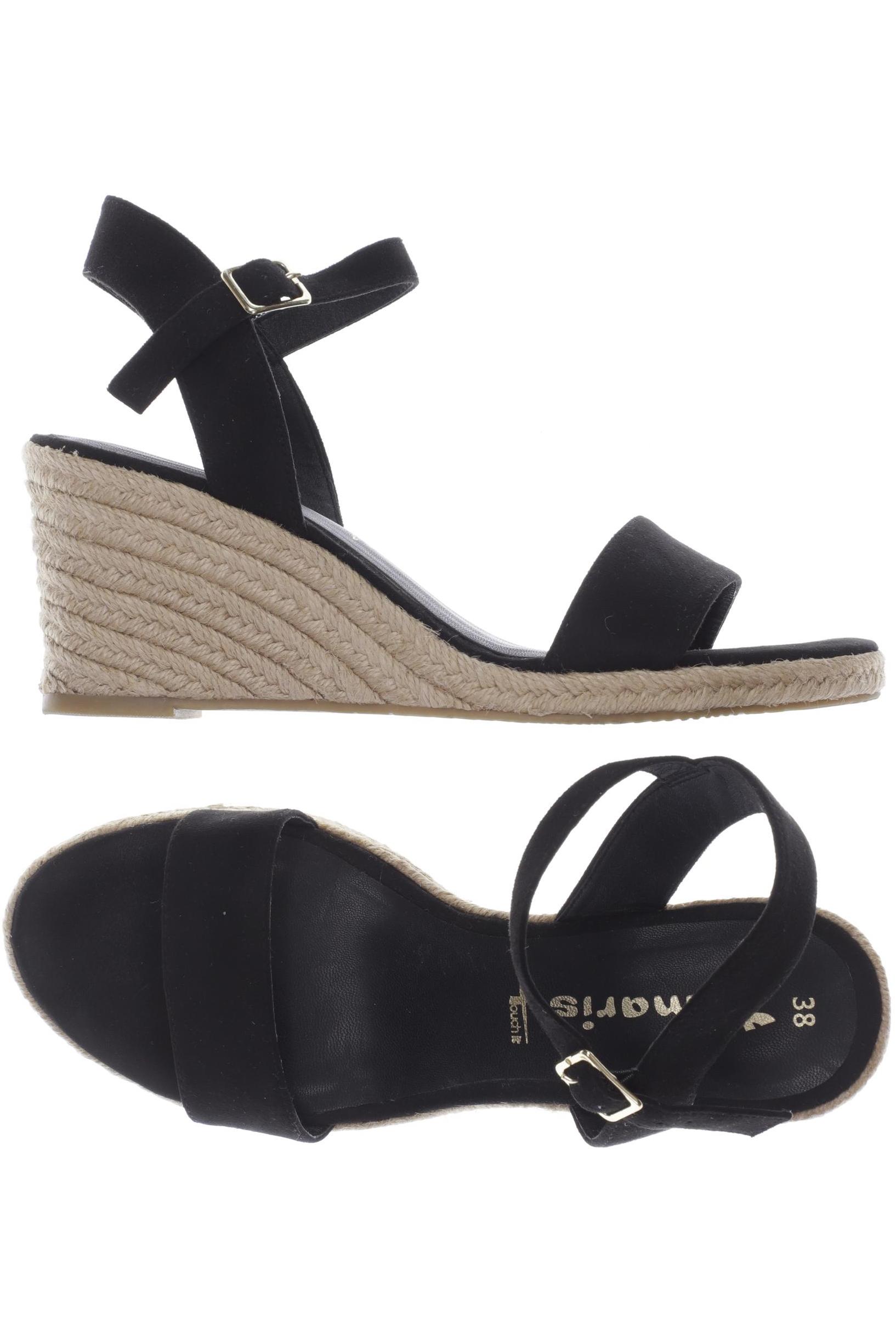 

Tamaris Damen Sandale, schwarz