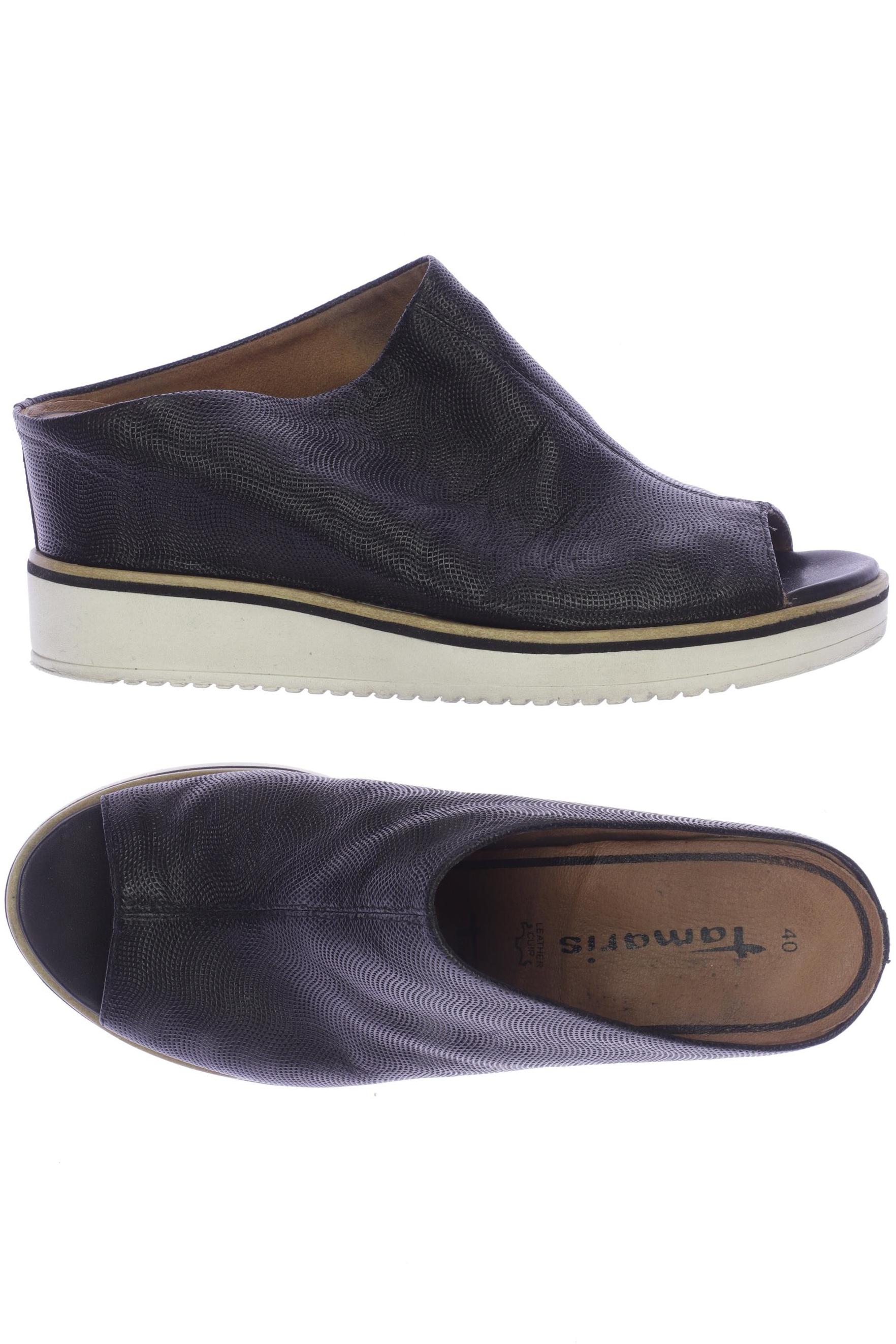

Tamaris Damen Sandale, schwarz, Gr. 40