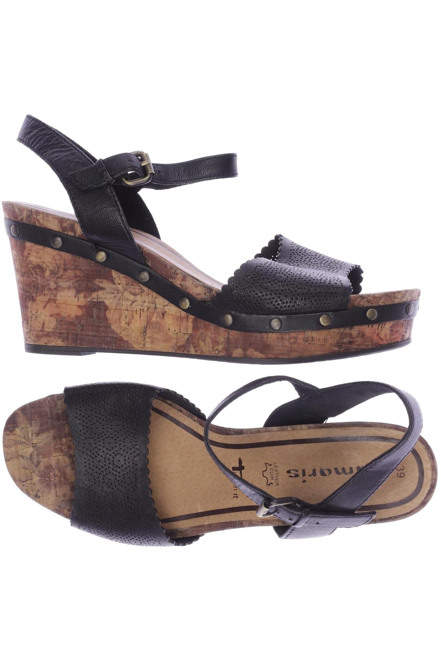 

Tamaris Damen Sandale, schwarz