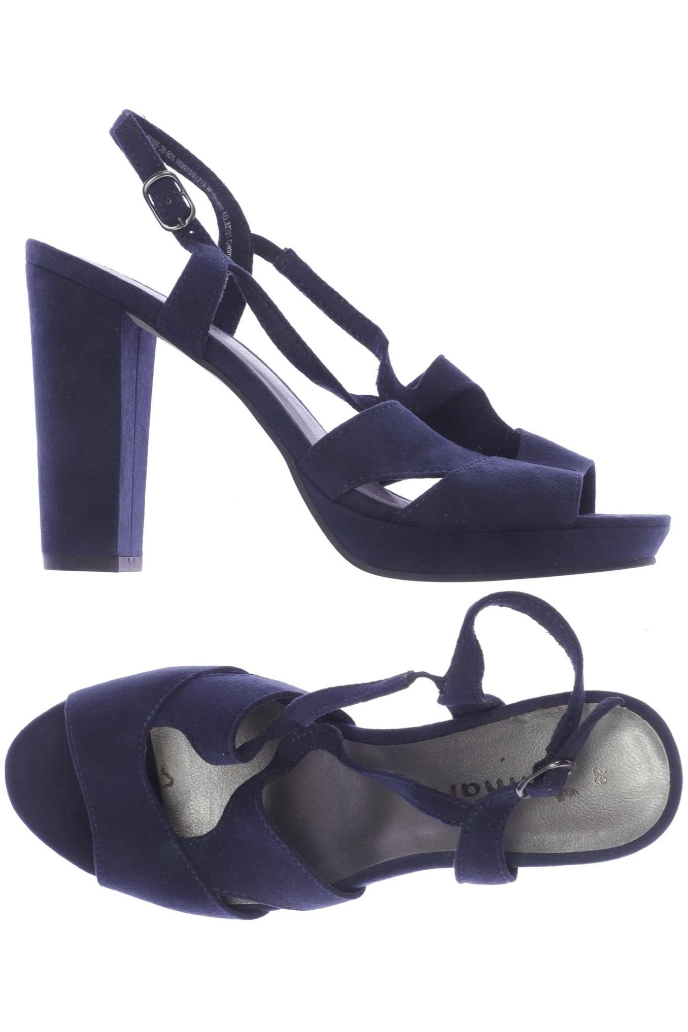 

Tamaris Damen Sandale, marineblau, Gr. 39