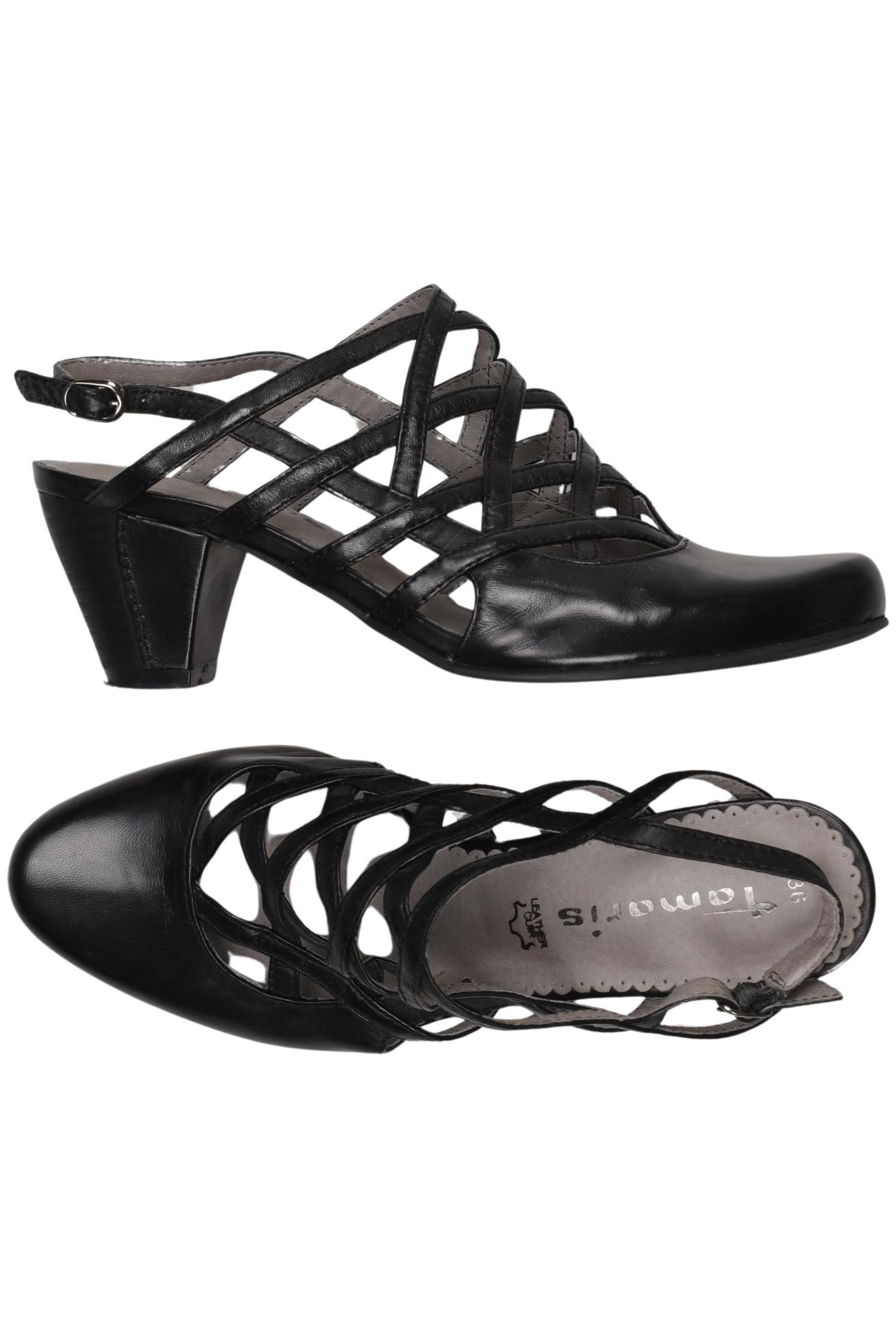 

Tamaris Damen Sandale, schwarz, Gr. 36