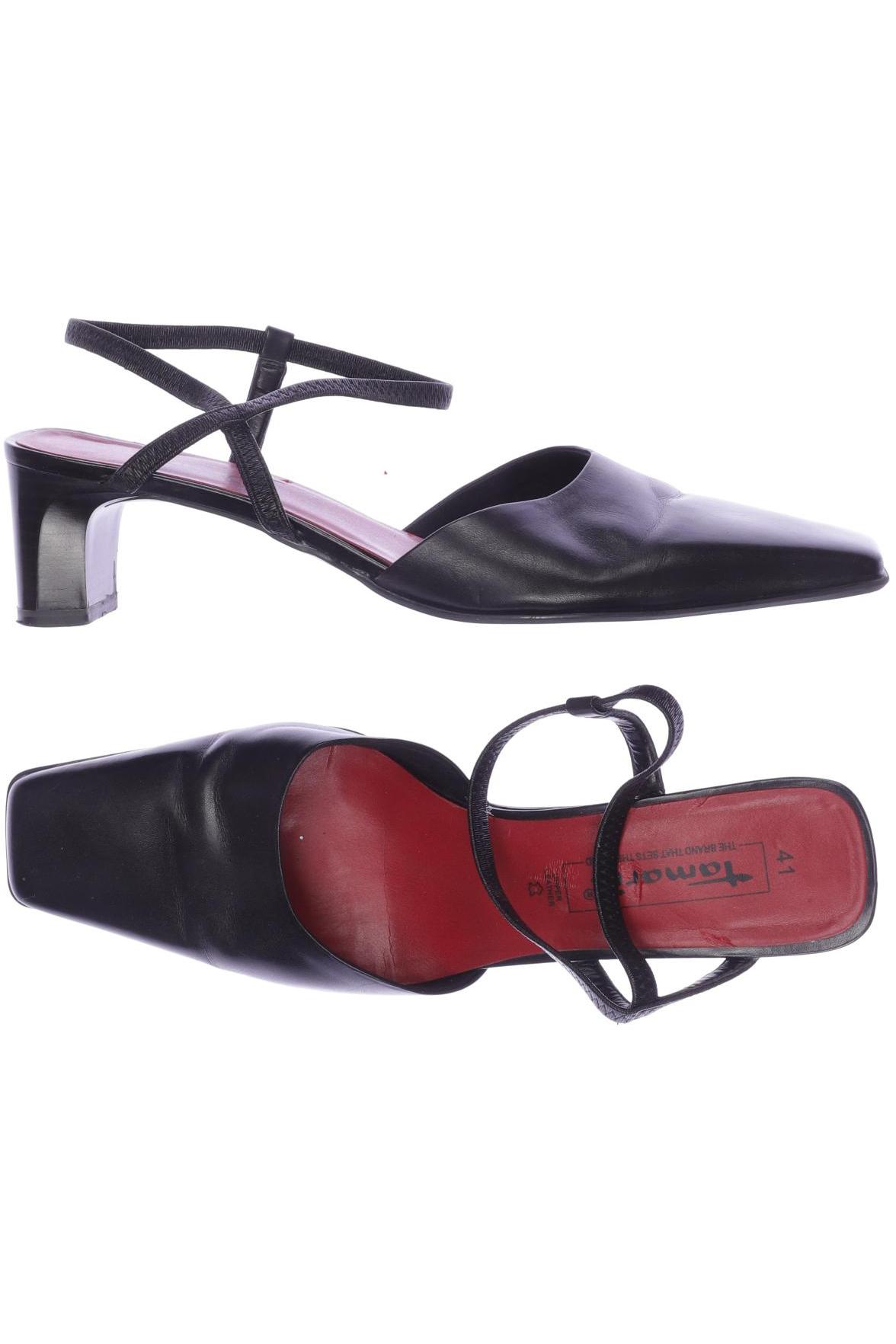 

Tamaris Damen Sandale, schwarz, Gr. 41