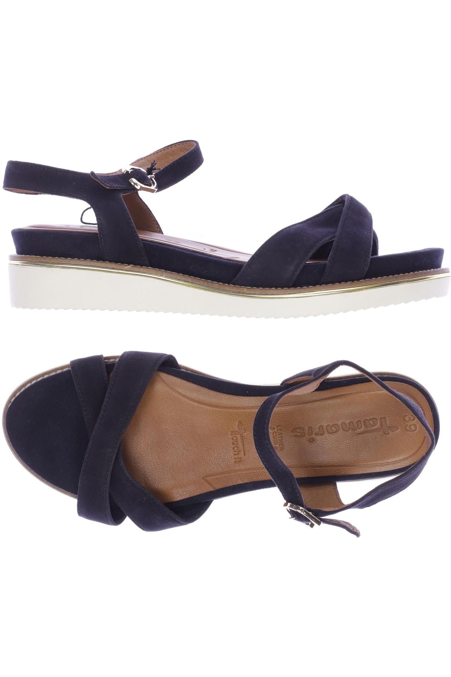 

Tamaris Damen Sandale, marineblau, Gr. 39