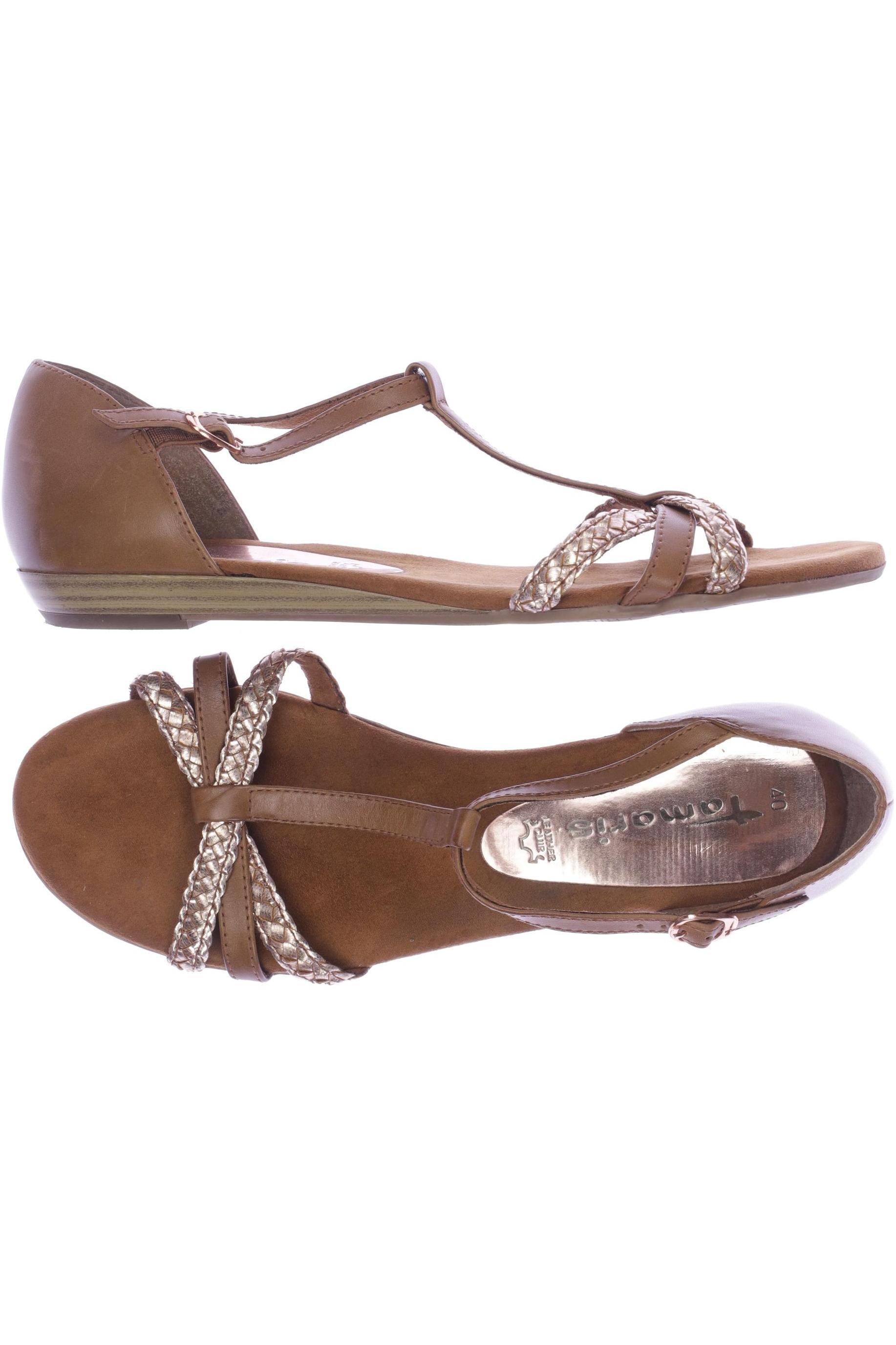 

Tamaris Damen Sandale, braun, Gr. 40