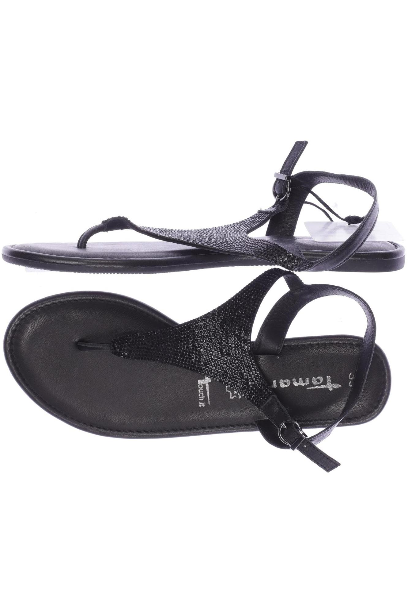 

Tamaris Damen Sandale, schwarz